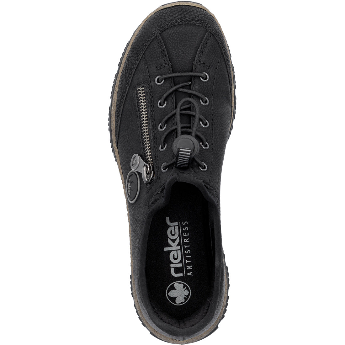 Rieker Nikita 67 Black Women's Comfort Shoes - Stylish & Lightweight for Work, Walking & Everyday Wear
