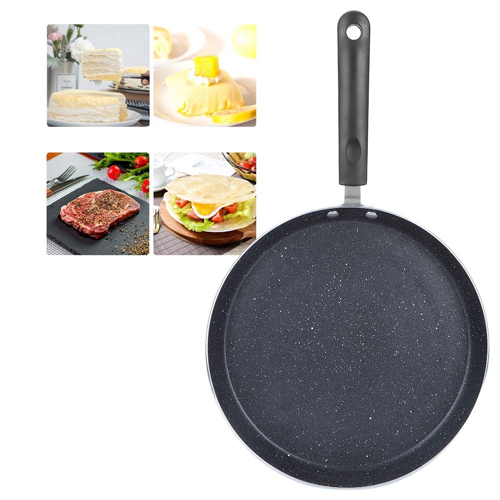 Yosoo 123 Non-Stick Frying Pan Cookware Set - 8 Inch & 10 Inch Induction Compatible Skillets for Pancakes, Eggs, Pizza - Perfect for Breakfast Cooking & Family Meals
