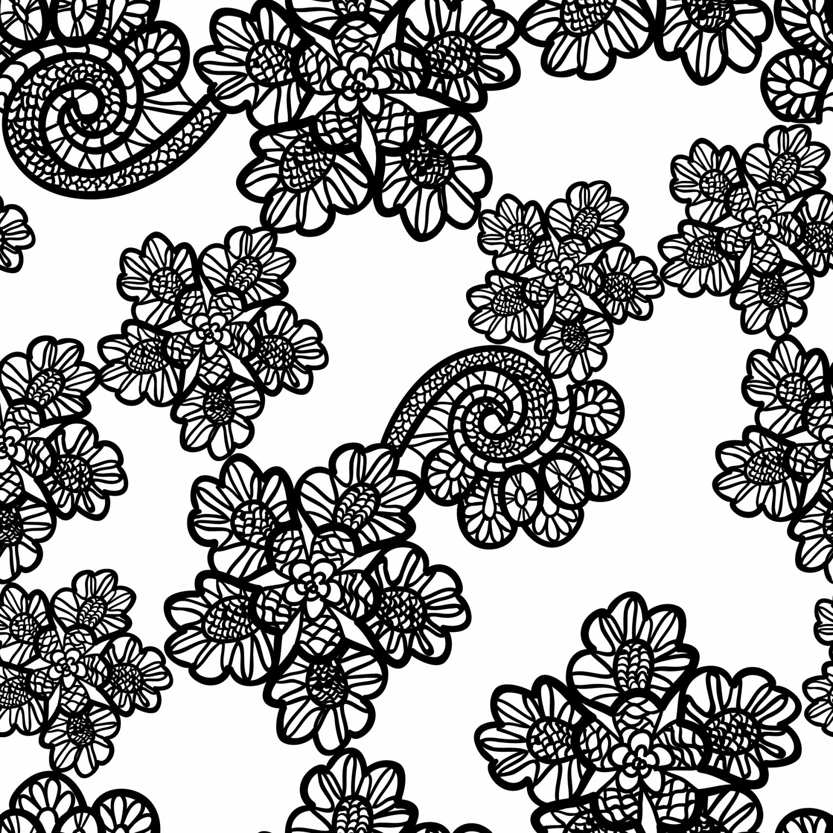 Lace Pattern #8 Water Slide Decal for Nail Art, DIY Crafts, and Model Customization – Perfect for Nails, Scrapbooking, and Miniature Projects