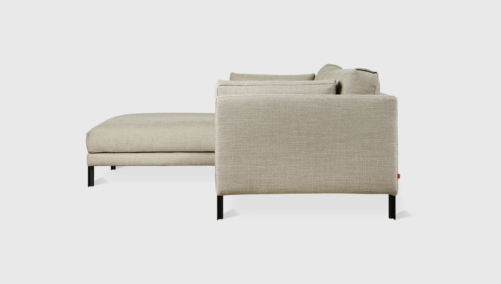 Silverlake Loft Bi Sectional Sofa - Modern 2-Piece Sectional Couch with Reversible Chaise for Living Room, Lounge & Apartment Decor