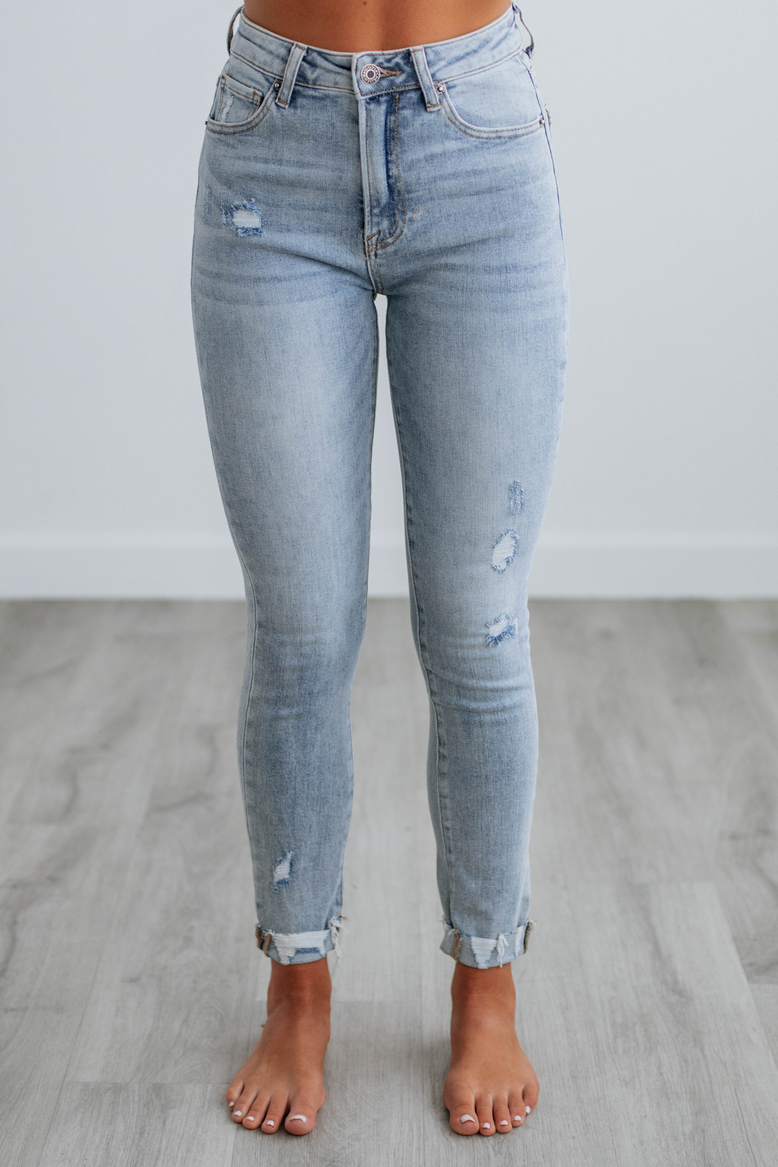 Jenna Risen Women's High Waist Skinny Jeans - Stretch Denim Pants for Everyday Comfort | Perfect for Work, Date Night & Casual Outfits