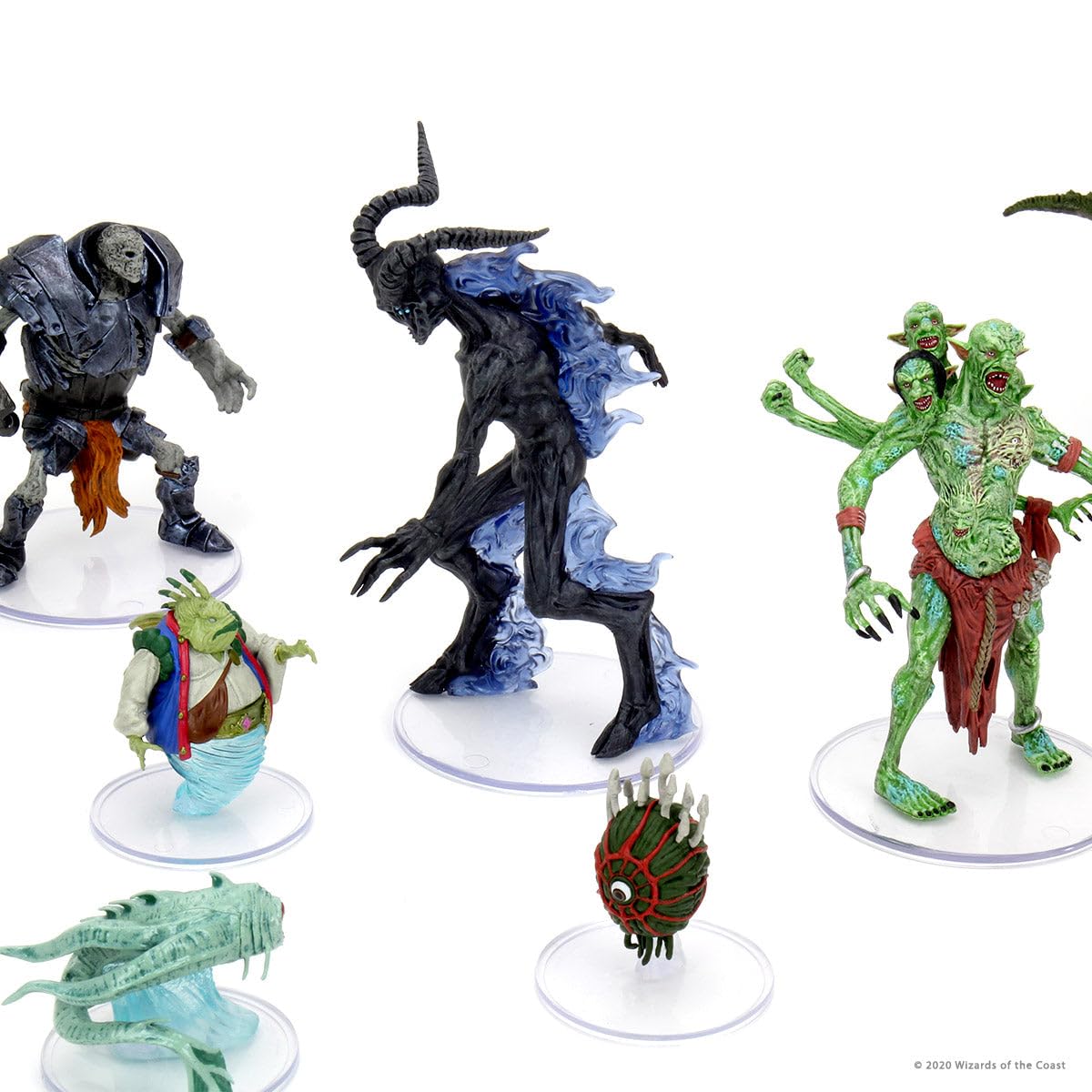 Dungeons & Dragons Icons of the Realms: Fangs & Talons Booster Brick (8 Miniatures) - Fantasy RPG Mini Figures for Tabletop Gaming & D&D Campaigns