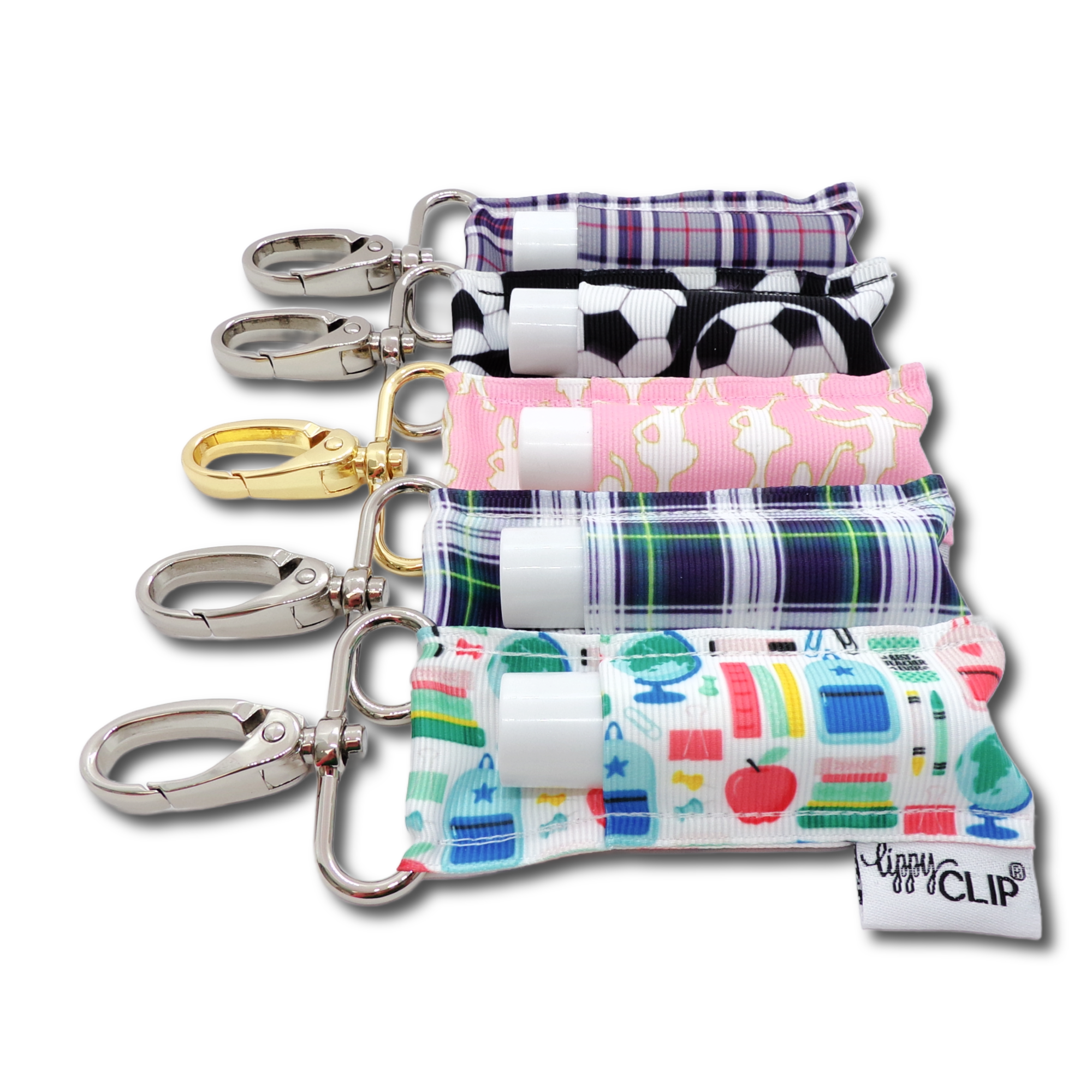 Ballerina LippyClip Lip Balm Holder - Cute & Practical Lip Balm Keychain for Women & Girls - Perfect for Dance, School, Gym, and Everyday Use