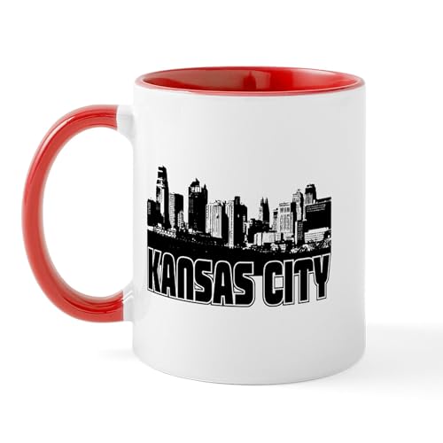 White/Red Inside - Kansas City Skyline Mug