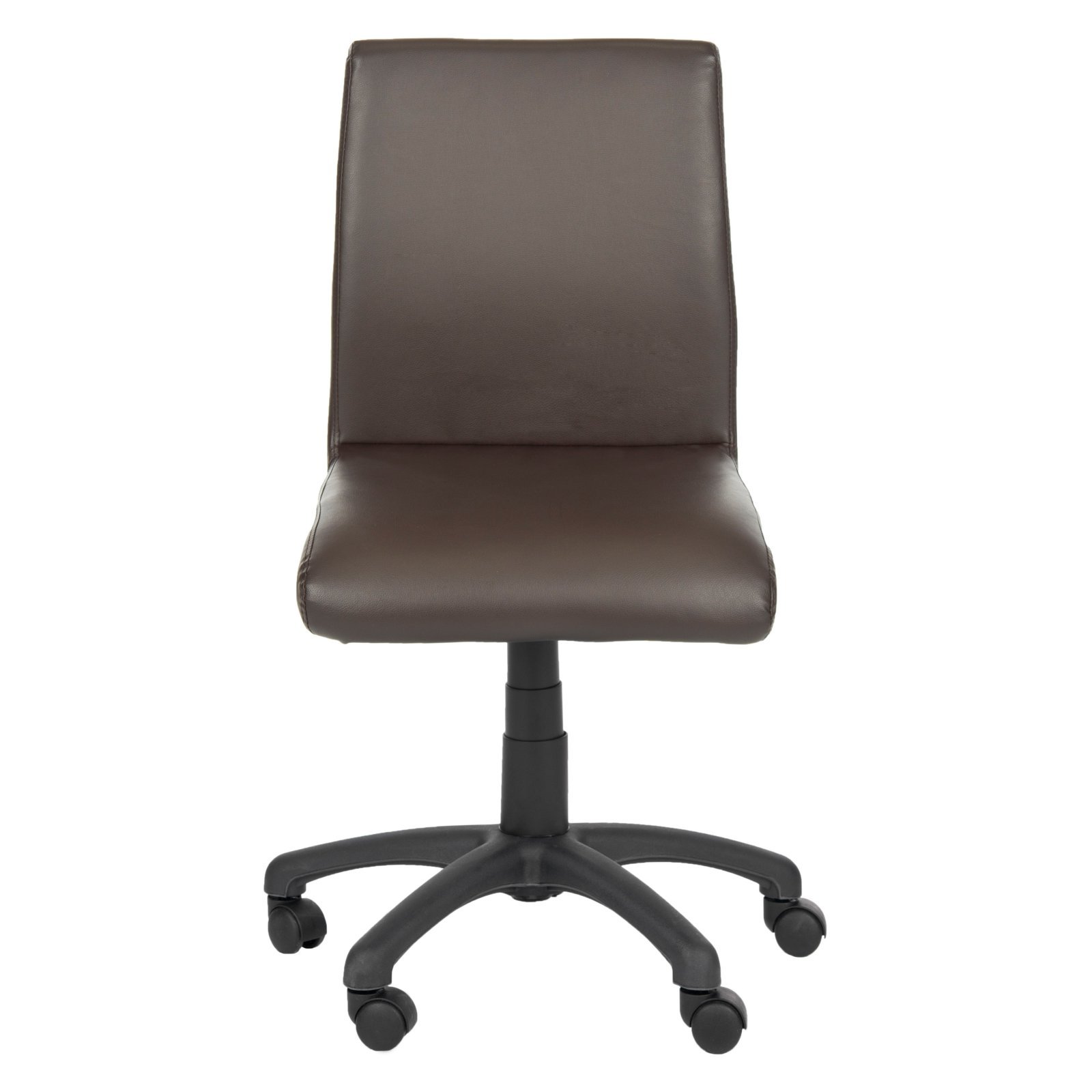 SAFAVIEH Home Collection Hal Brown Desk Chair - Ergonomic Office Chair for Home & Workspace - Perfect for Study, Work, and Gaming