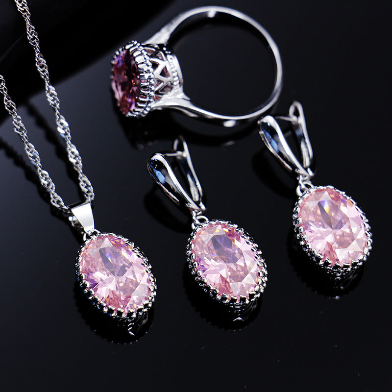 Elegant Bridal Wedding Jewelry Set with Diamond Hair Claw - Perfect for Bridal Shower, Wedding Ceremony & Formal Dinner Parties