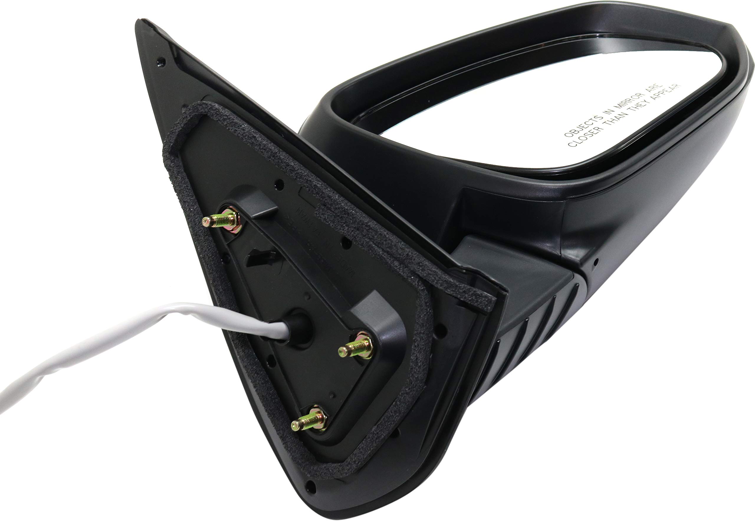 Power Heated Side Mirrors for Toyota Tacoma 2016-2023 - Driver & Passenger Side, Manual Fold, Turn Signal Lights, Paintable (No Blind Spot Monitor) - Perfect for Winter Driving & Enhanced Visibility