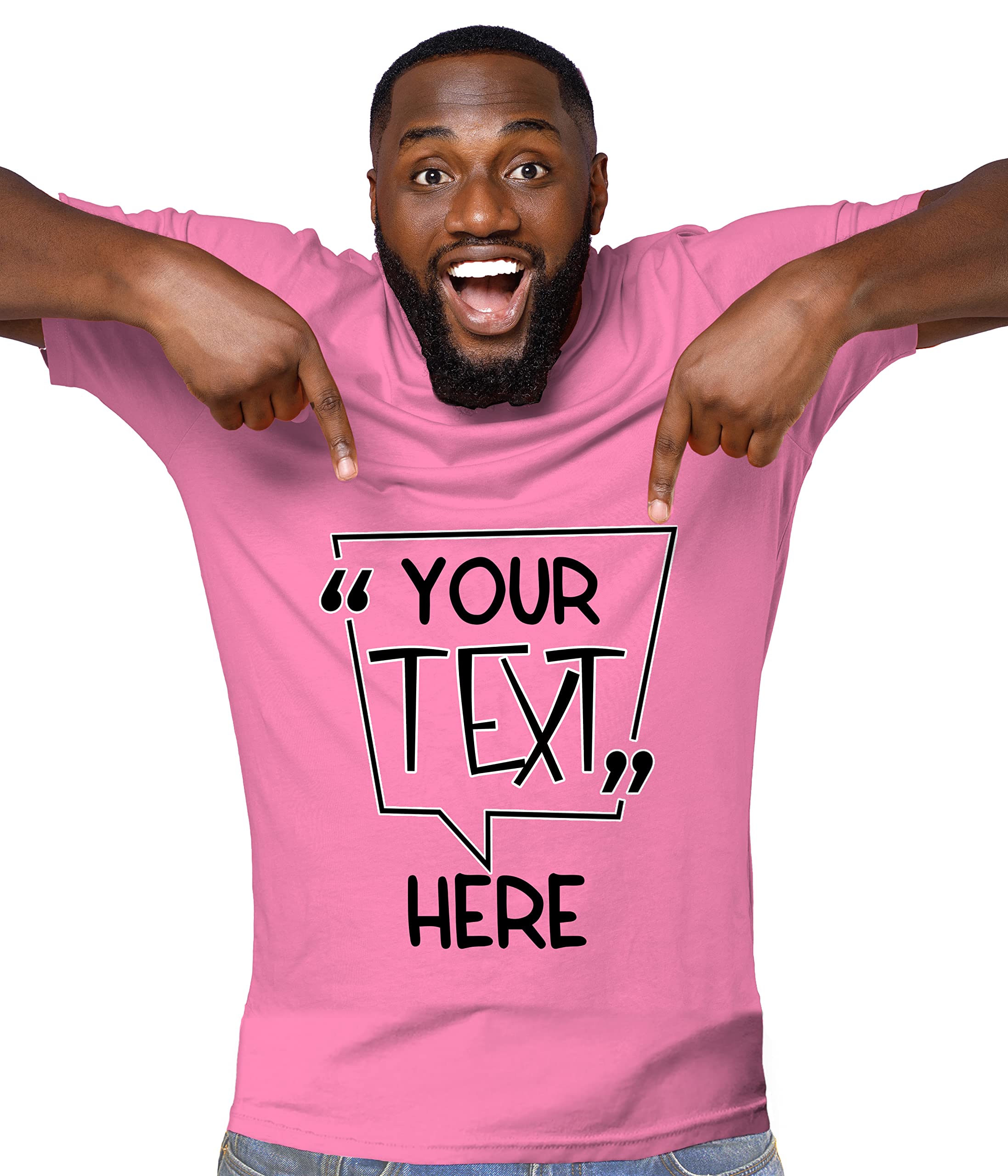 Custom T-Shirt Design Online - Personalized Unisex Tees for Men & Women | Create Your Own Text/Logo T-Shirts | Perfect for Gifts, Events & Branding