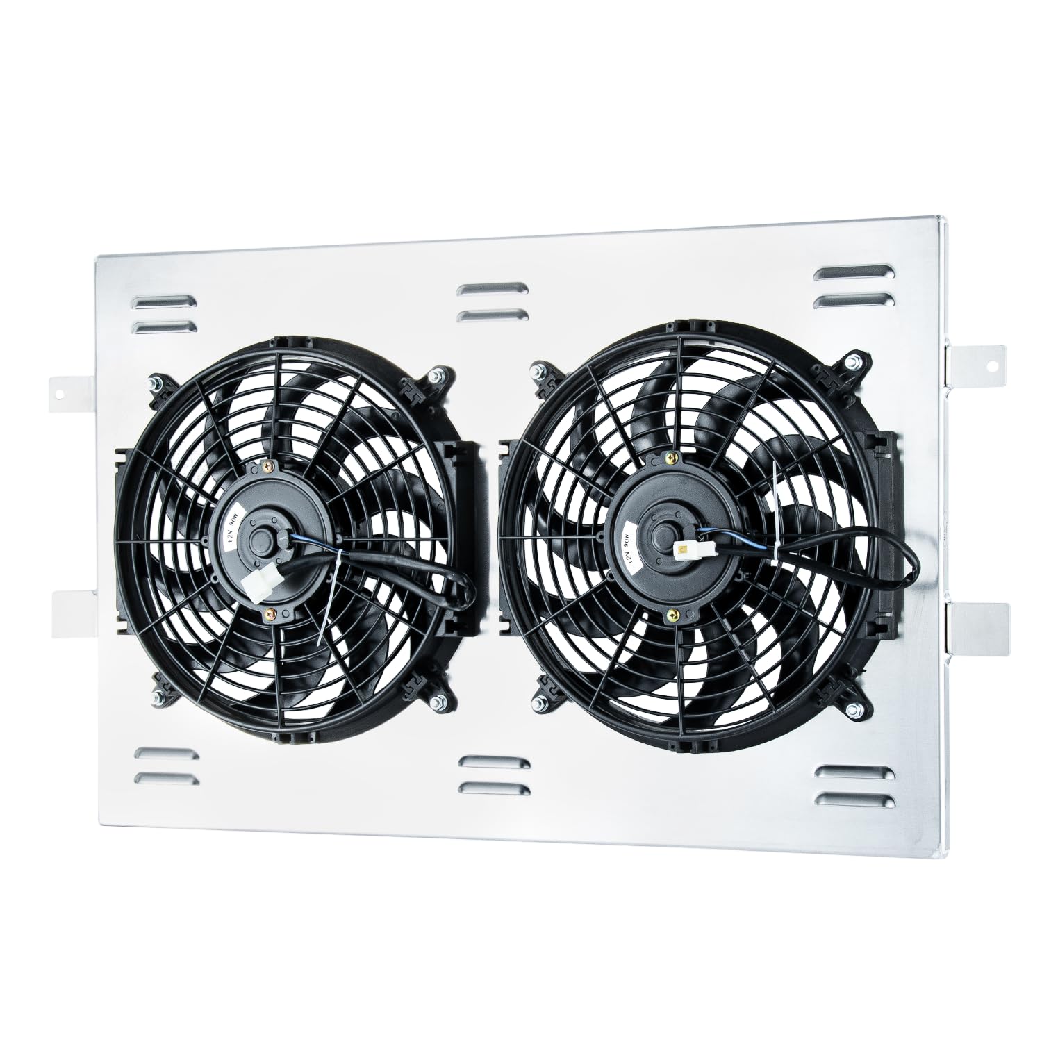 Aluminum Radiator Shroud with Dual 12