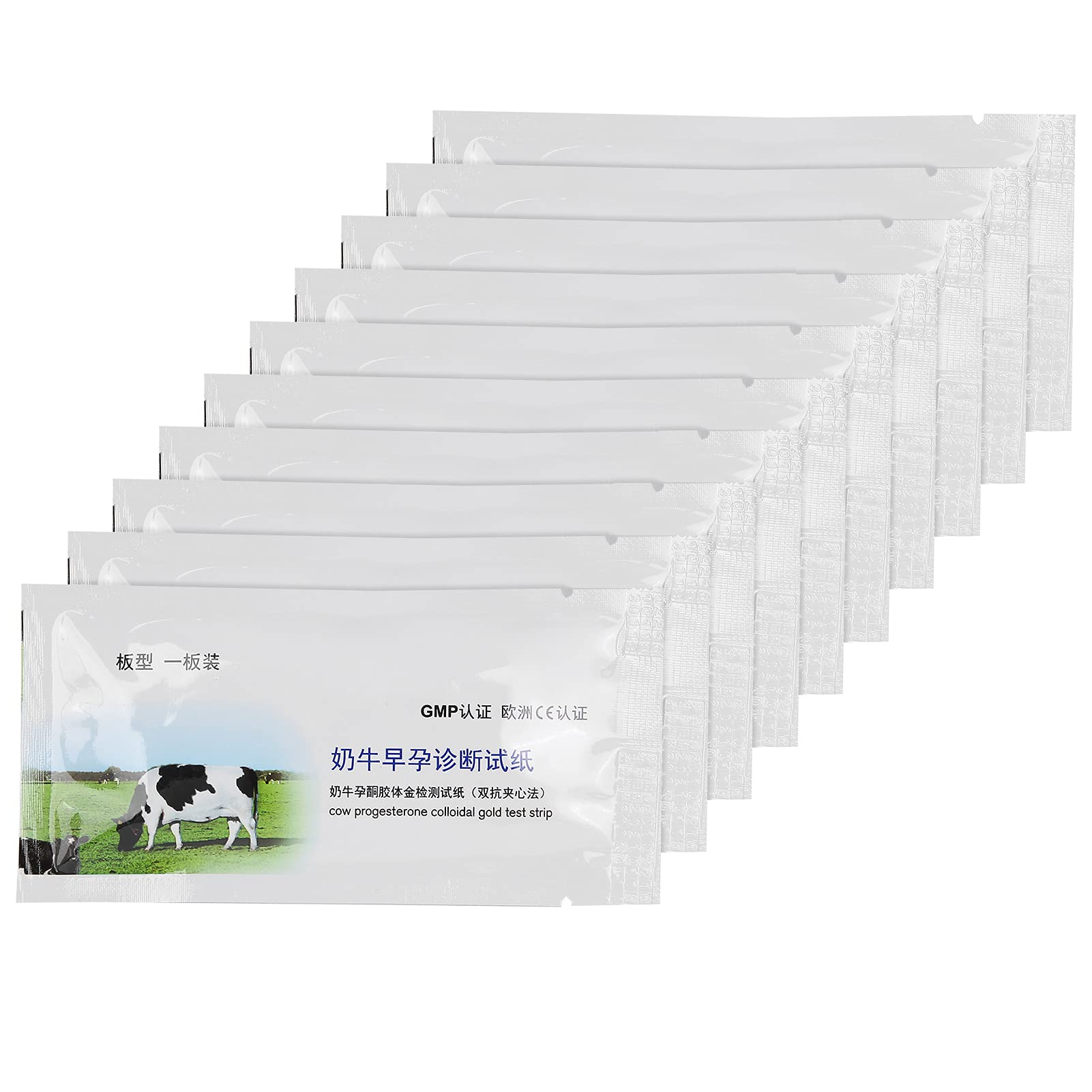 Cow Pregnancy Test Strips - 10Pcs Early Detection Kit for Cattle Pregnancy Diagnosis | Veterinary Supplies for Livestock Breeding | Farm & Ranch Use