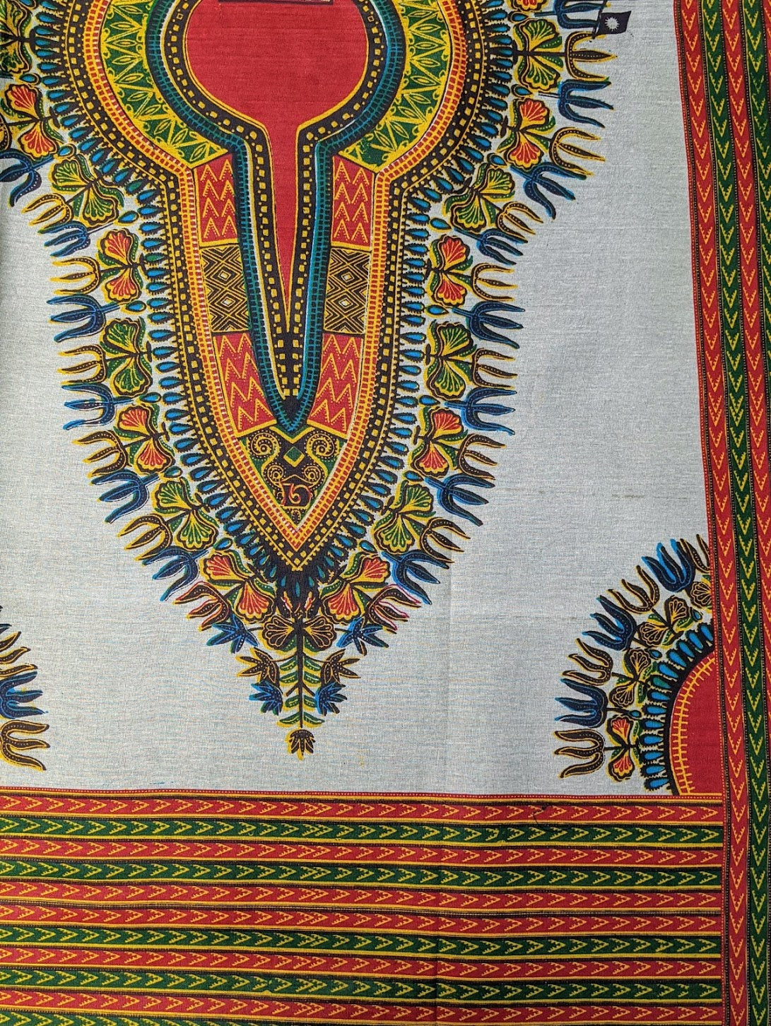 Angelina Dashiki African Print Fabric DPAP3768 - Vibrant Ankara Wax Print Cotton for Women's Fashion, Dresses & Home Decor