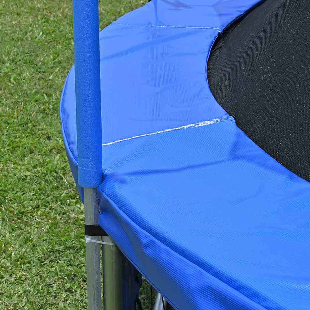 12 ft Trampoline Safety Pad Spring Cover - Durable Blue Weatherproof Mat for Outdoor Play & Exercise - Perfect for Backyard, Garden, and Kids Recreation