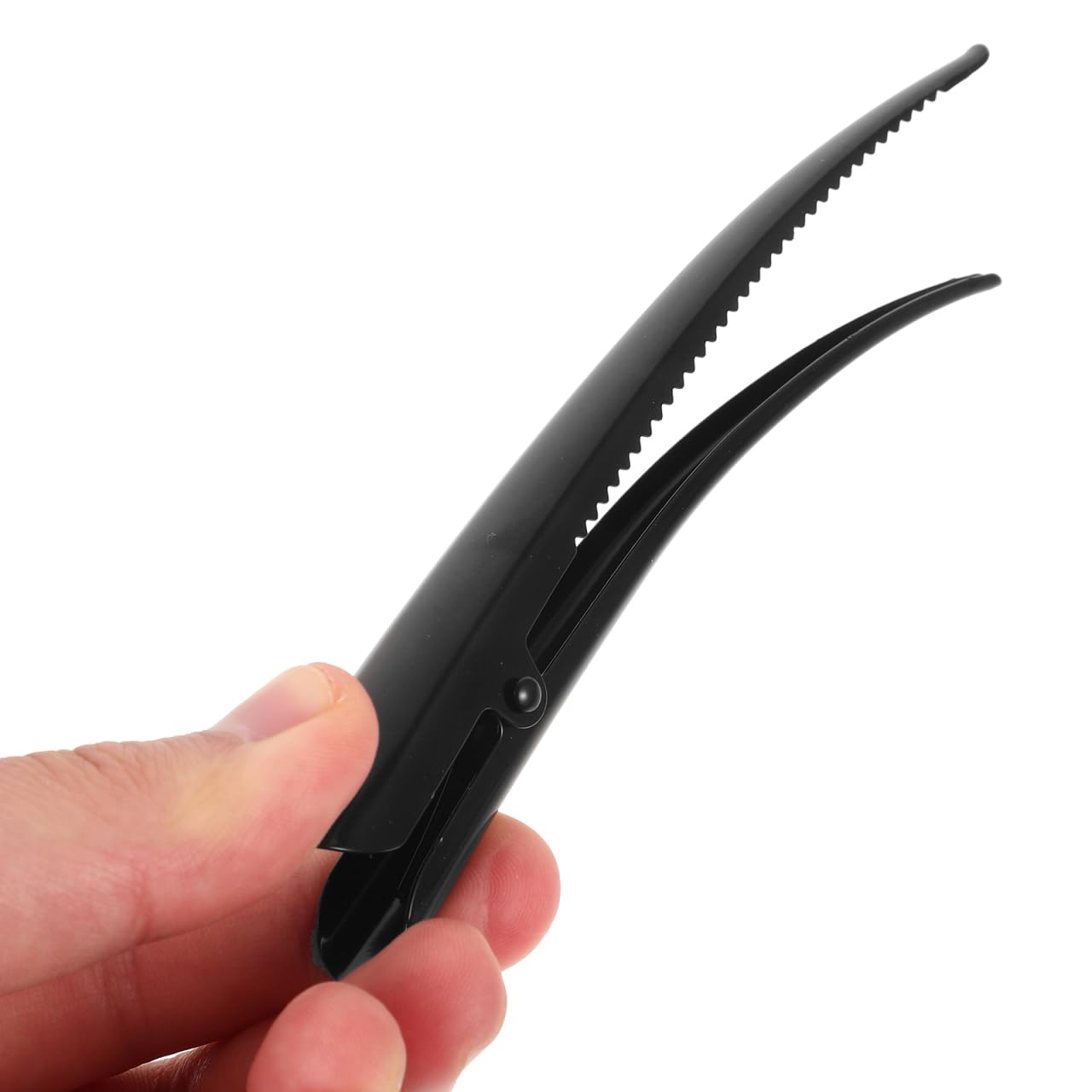 KALLORY 3pcs Alligator Hair Clips for Women - Metal Hair Barrettes for Girls, Styling & Party