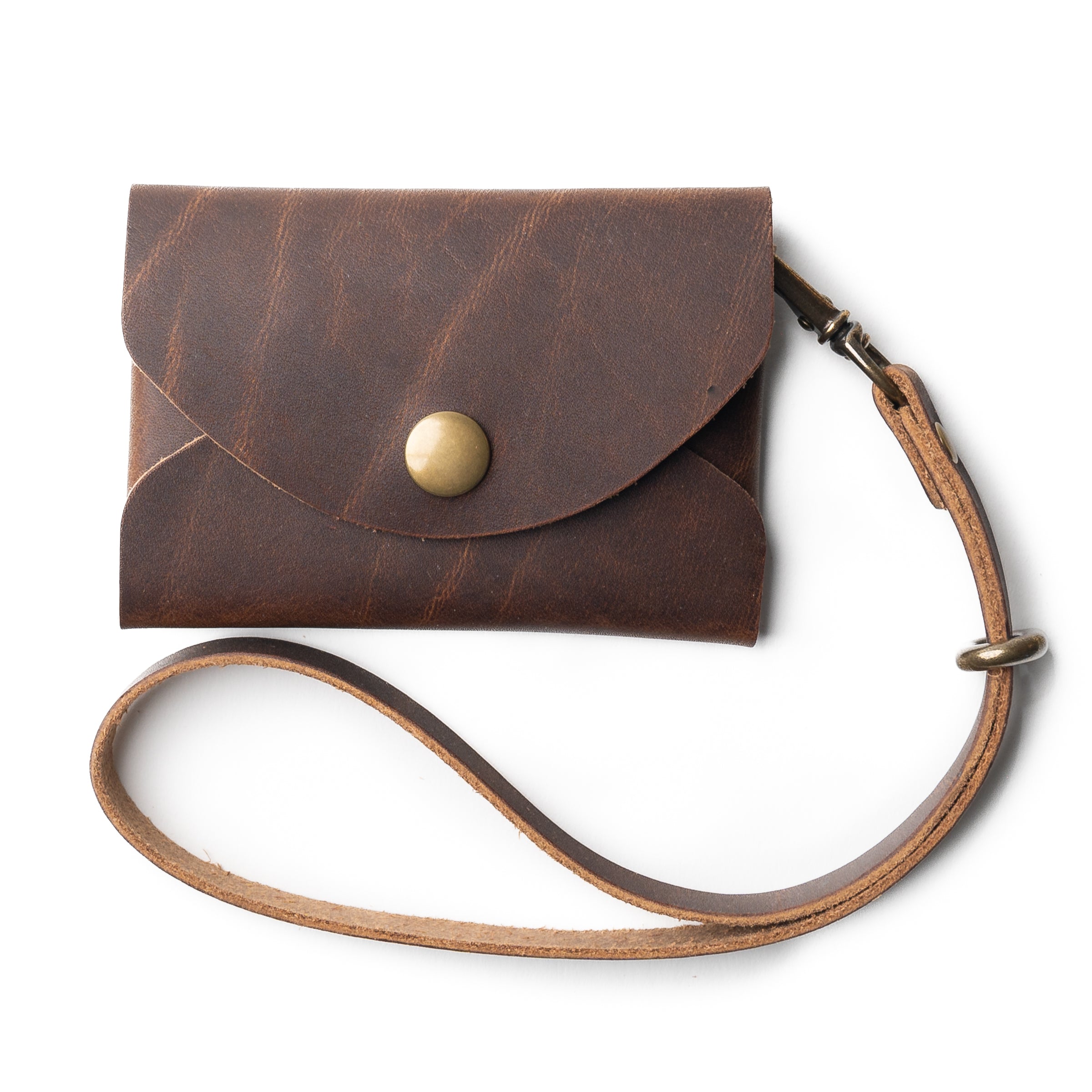Genuine Leather Envelope Pouch - Slim RFID Blocking Wallet for Credit Cards & Cash - Perfect for Travel, Business & Everyday Use