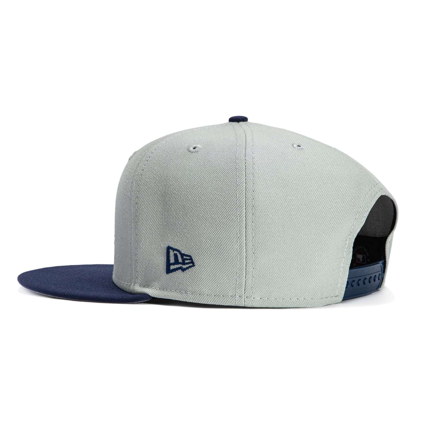 New Era 9Fifty Chicago Cubs Snapback Hat - Official MLB Logo Cap in Grey & Light Navy - Perfect for Baseball Games, Sports Events & Streetwear Fashion