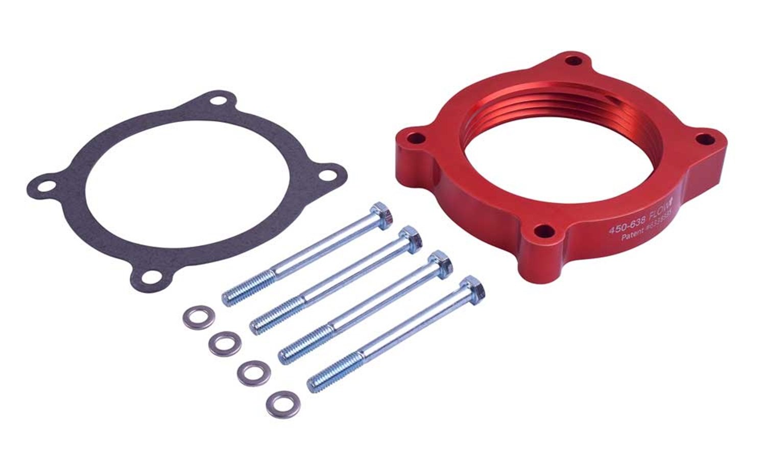 Airaid 450-638 High Performance Throttle Body Spacer for Increased Airflow & Horsepower - Perfect for Truck & SUV Engine Upgrades