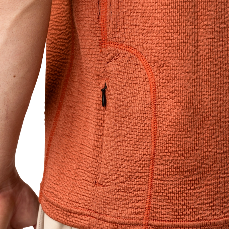 Bauer S24 FLC Textured Tech Tee - Men's Performance Clay T-Shirt for Gym, Running & Casual Wear