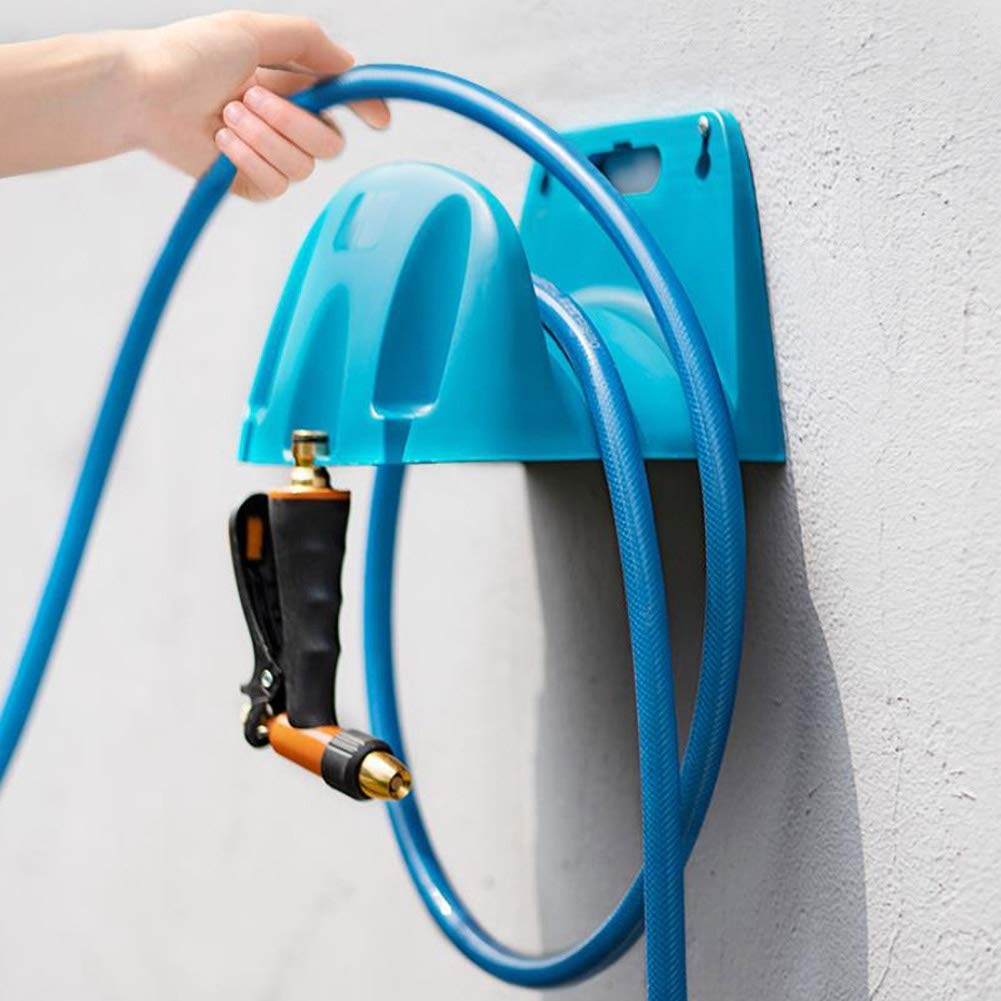 Jeffergarden Wall Mounted Hose Reel - Heavy Duty Pipe Hanger & Cable Organizer for Garden, Garage, Home Storage - Perfect for Watering Systems, Tool Organization & Outdoor Equipment Storage