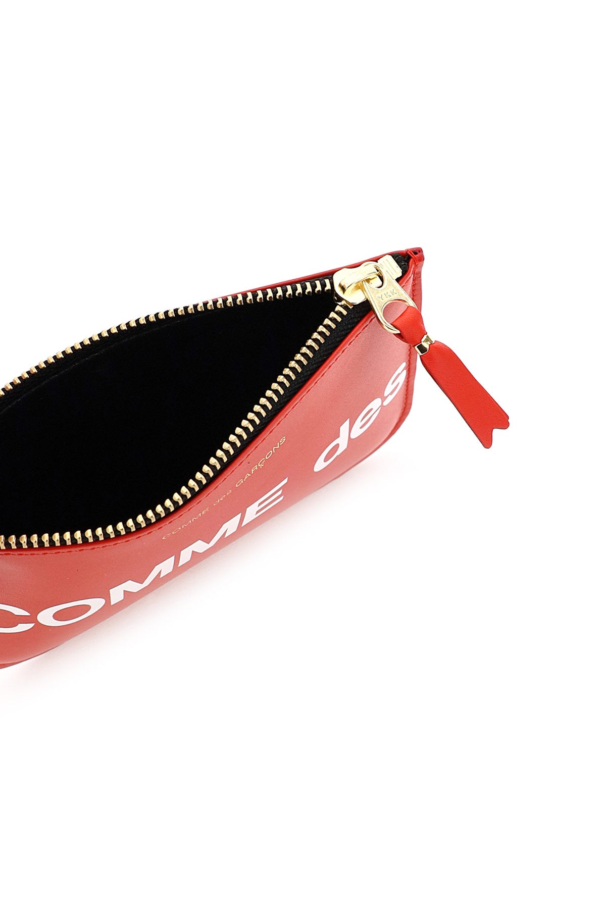 Comme des Garcons Logo Wallet Pouch - Stylish RFID Blocking Card Holder for Men & Women | Perfect for Travel, Shopping, and Everyday Use