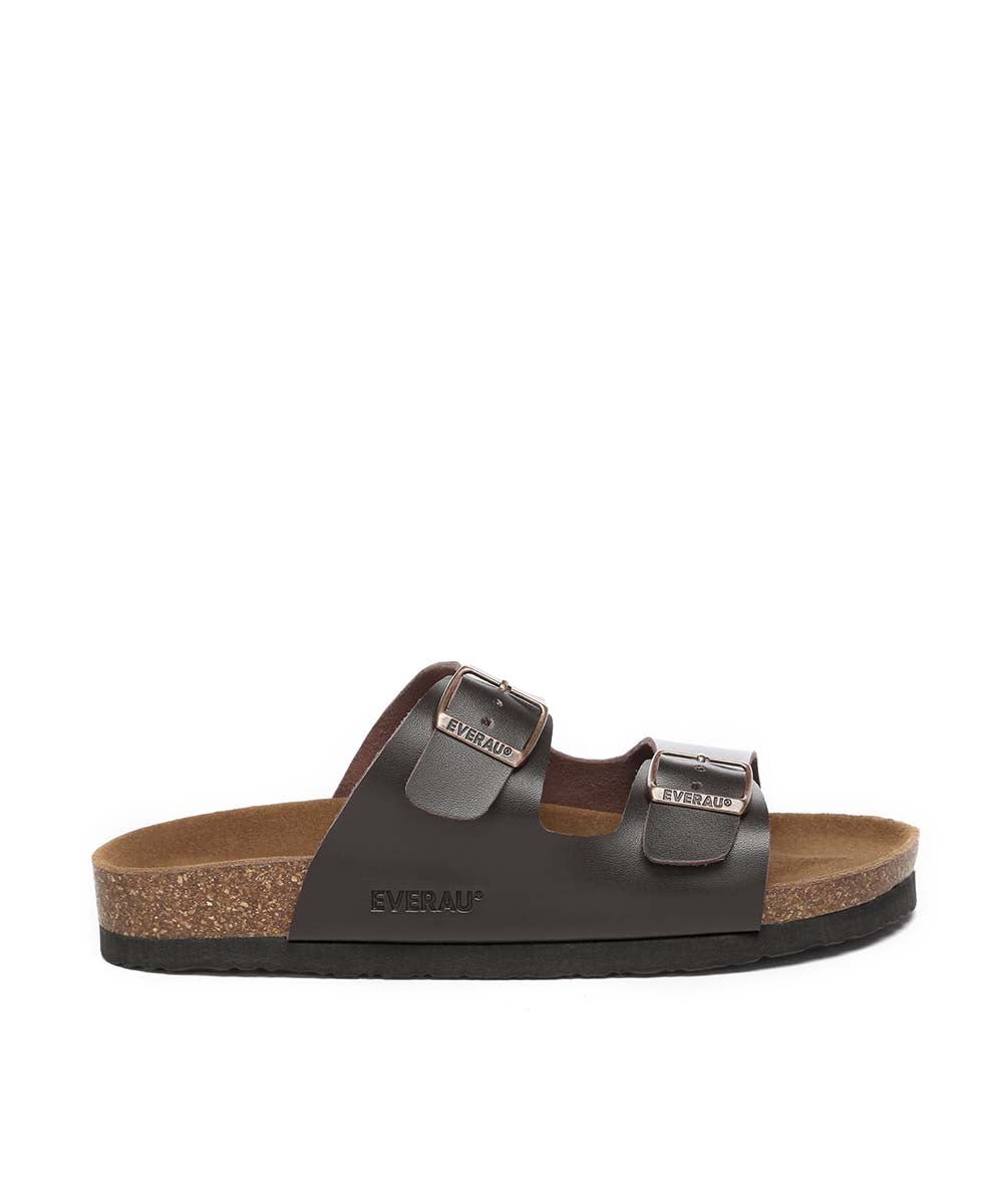 **Men's Hampton Comfortable Leather Sandals - Casual Outdoor Slip-On for Beach, Walking & Summer Travel**