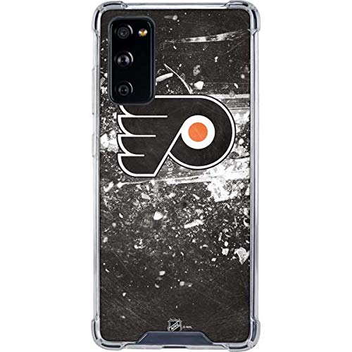 Official NHL Philadelphia Flyers Frozen Design Clear Phone Case for Samsung Galaxy S20 FE - Durable Protection with Stylish Hockey Theme, Perfect for Sports Fans and Everyday Use
