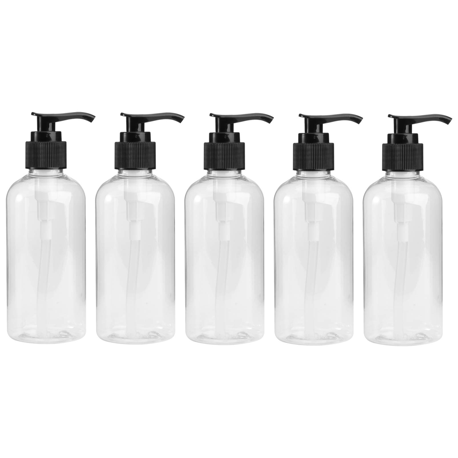 iPetboom 5-Pack Foaming Shampoo Pump Bottles - Empty Cosmetic Dispenser for Hand Soap, Lotion & Travel (Refillable Foam Soap Dispenser for Bathroom, Kitchen & Salon Use)
