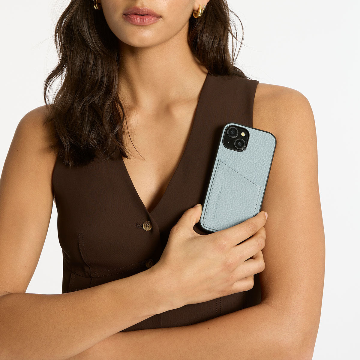 Powder Blue Who's Who Phone Case - Slim Protective Cover for iPhone & Samsung - Perfect for Everyday Use & Travel
