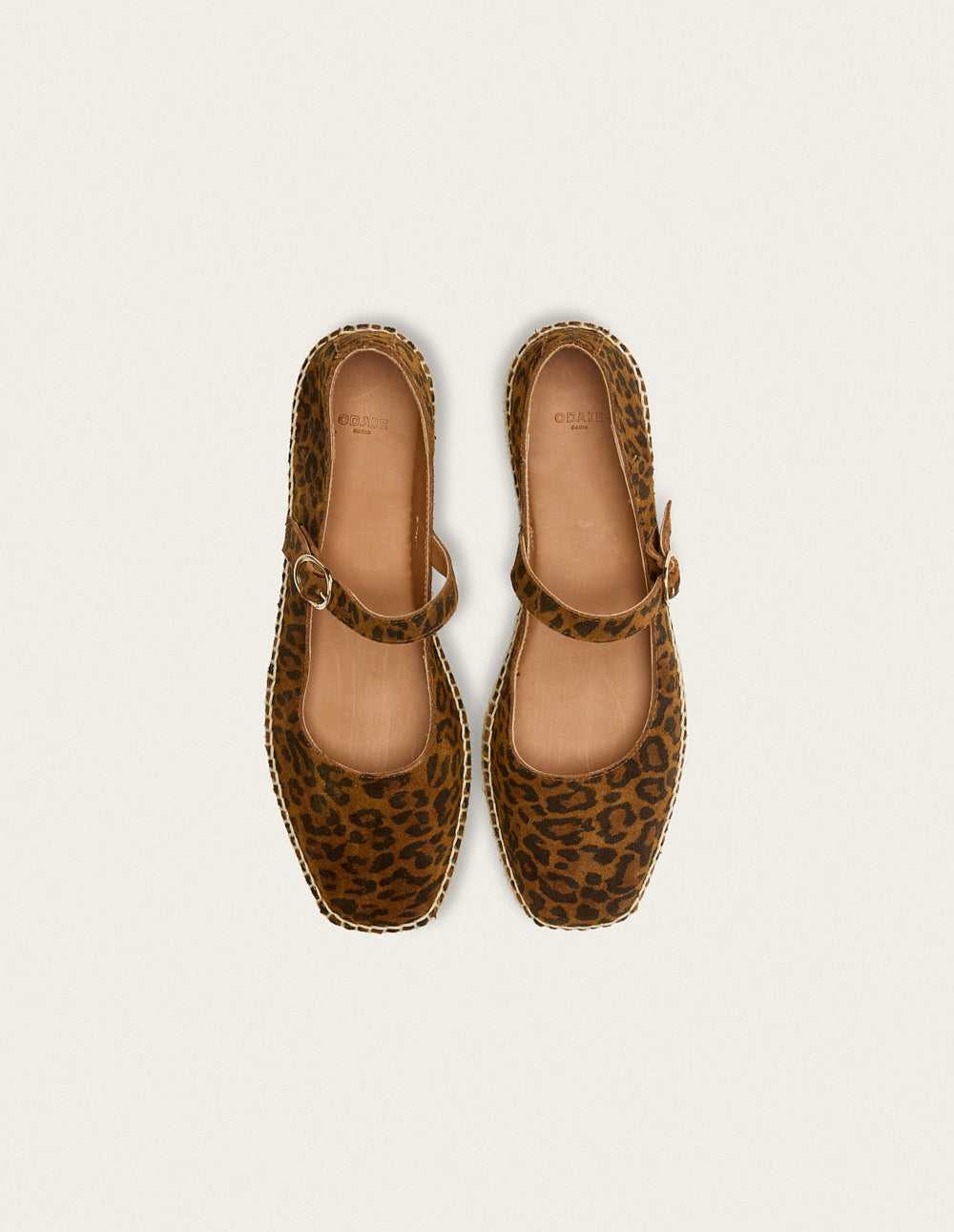 Bebi Suede Leopard Espadrilles - Stylish Women's Casual Shoes for Summer Outings & Beach Vacations