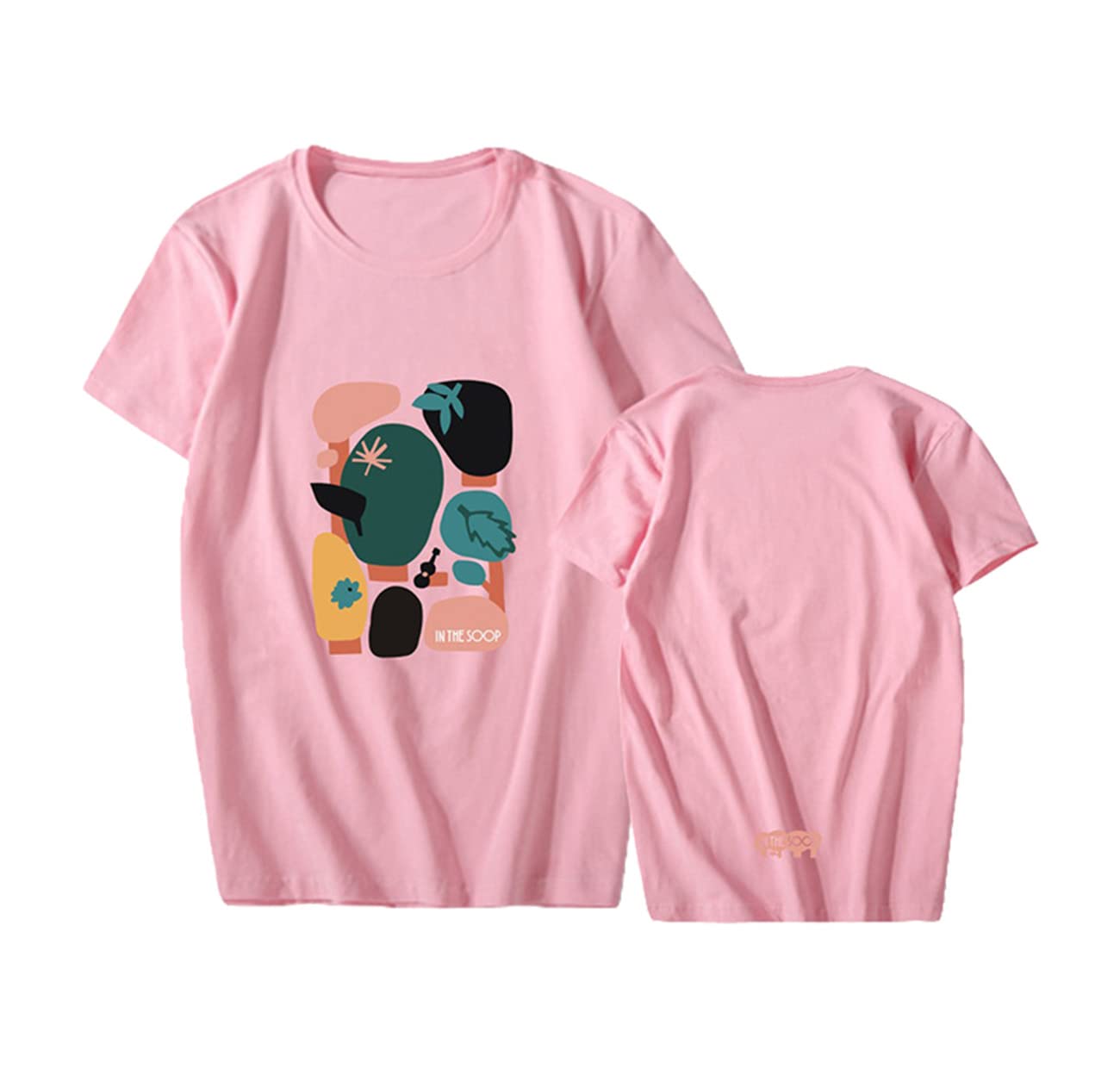 Rflowtop Kpop BTS T-Shirt - Bangtan Boys in The Soop Cartoon Tee - Jimin Suga J-Hope V Graphic T-Shirt for Concerts & Kpop Fans