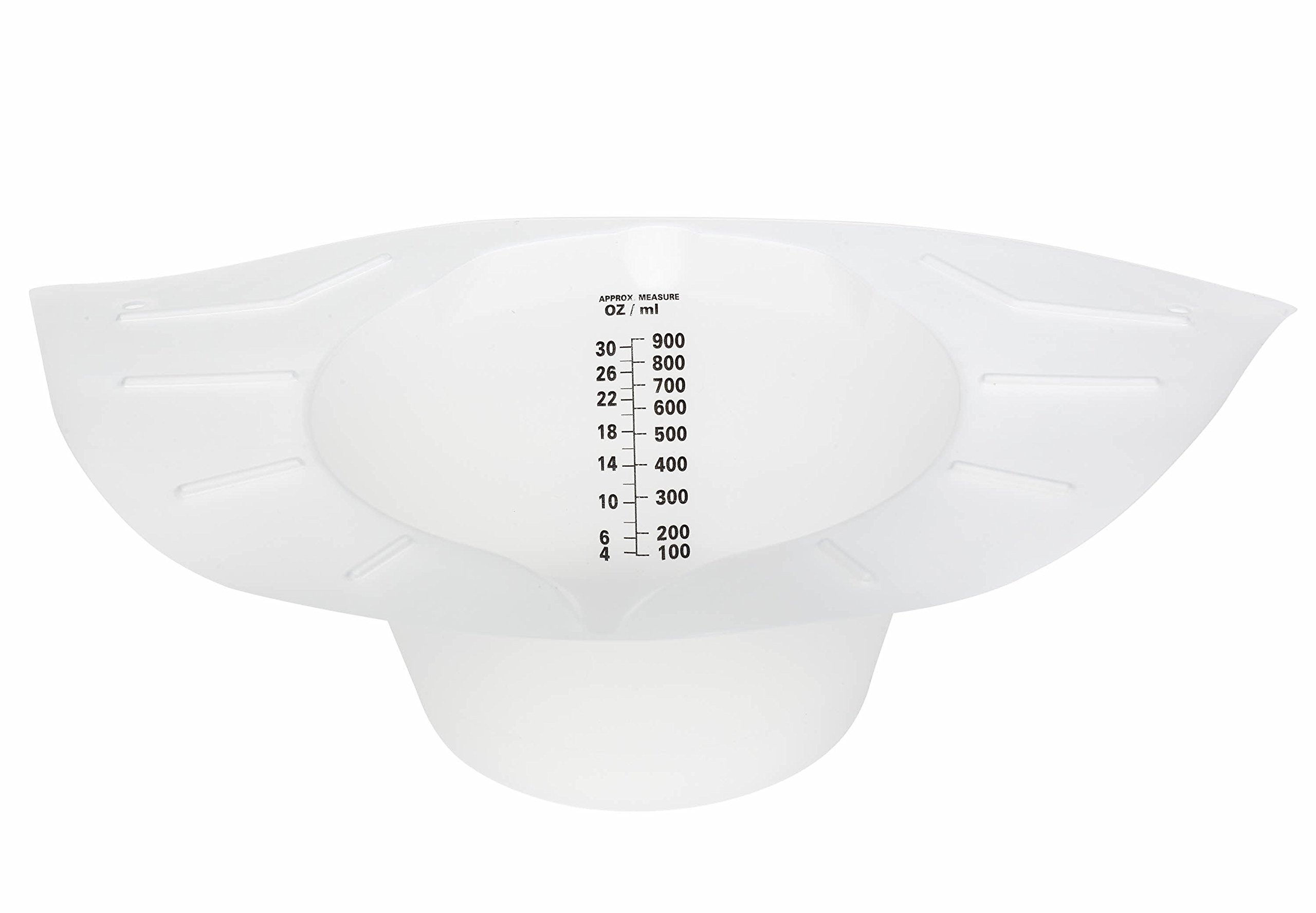 Medline Graduated Specimen Collector Pans - 900 mL (30 oz) - Pack of 100 - Durable Medical Urine Sample Containers for Hospitals, Clinics & Home Health Care