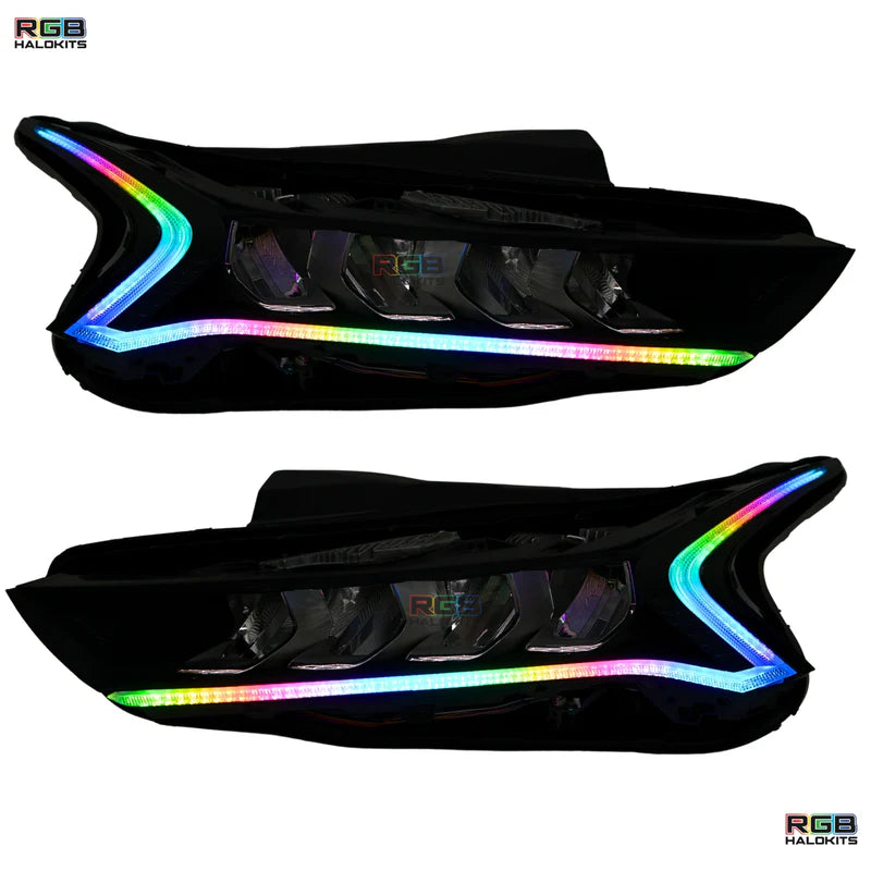 Kia K5 Flow Multicolor DRL Boards for 2021-2024 Models - Upgrade Your Headlights with Custom RGB LED Daytime Running Lights - Perfect for Night Driving & Car Shows