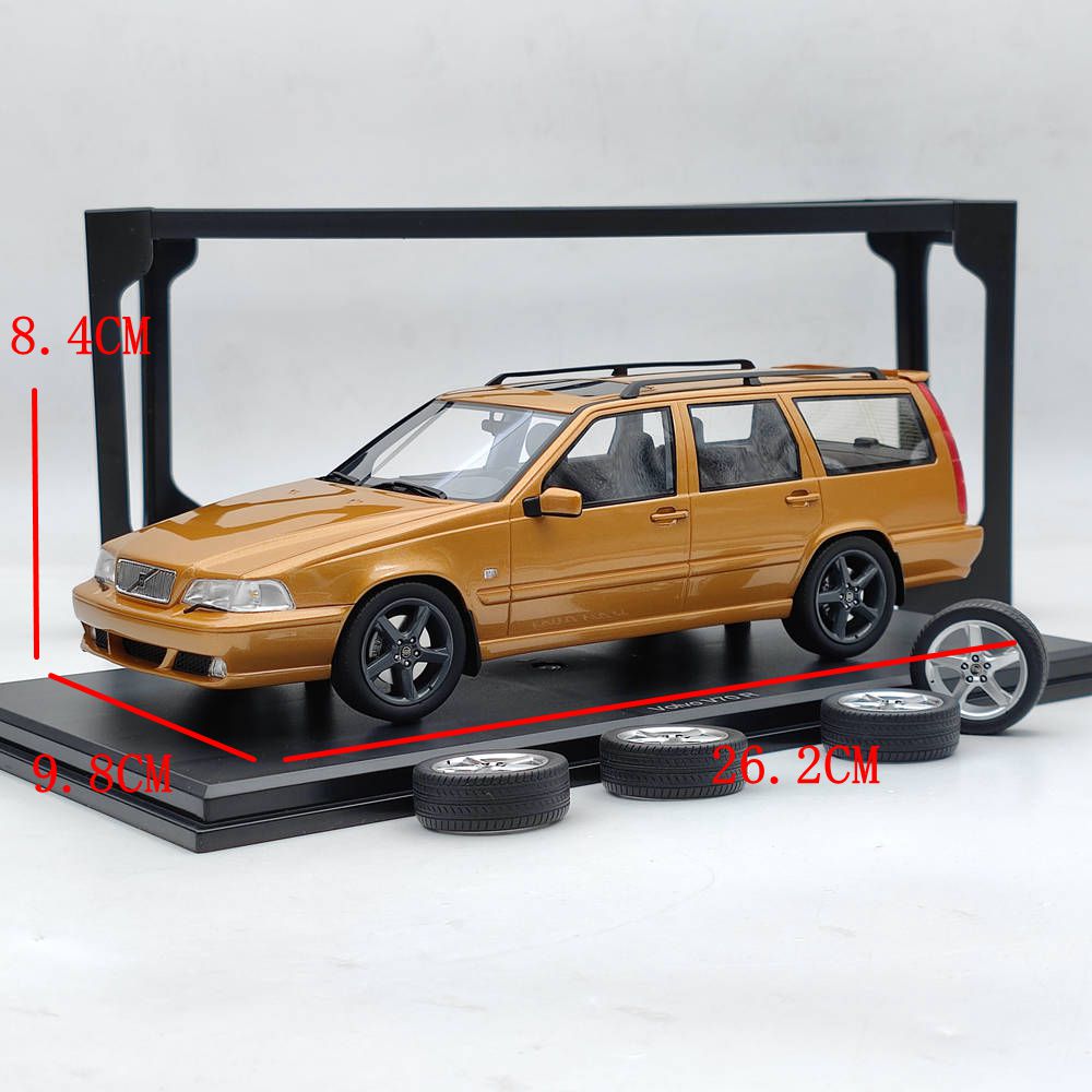 1/18 Scale 1998 Volvo V70 R P80 Resin Model Car - Limited Edition Collectible Toy Gift for Car Enthusiasts | Perfect for Display, Home Decor, and Gifts