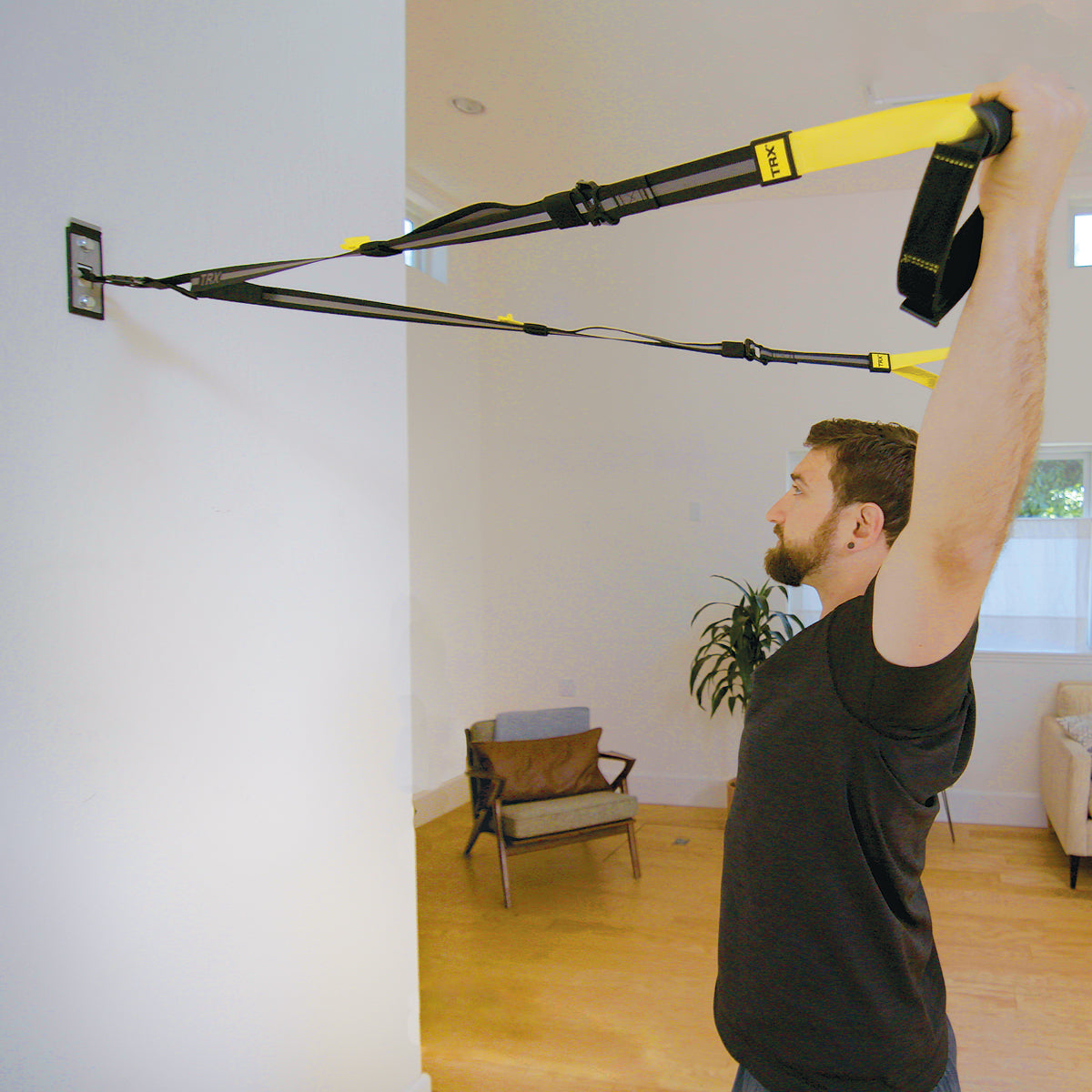 TRX Invisible Mount - Secure & Discreet Wall Mount for Home Gym Equipment - Perfect for TRX Straps, Yoga Mats & Fitness Gear Storage
