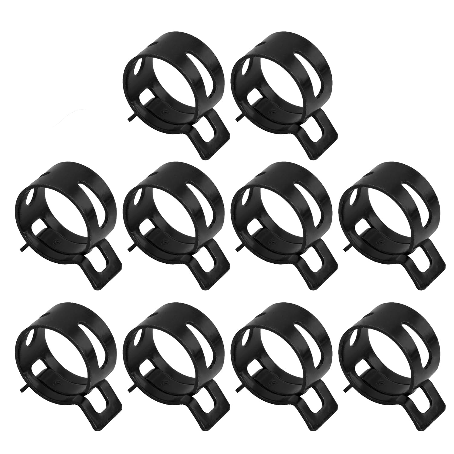 MroMax 10Pcs 22mm Hose Clamps for Fuel Line, Vacuum & Water Pipe - Automotive Use