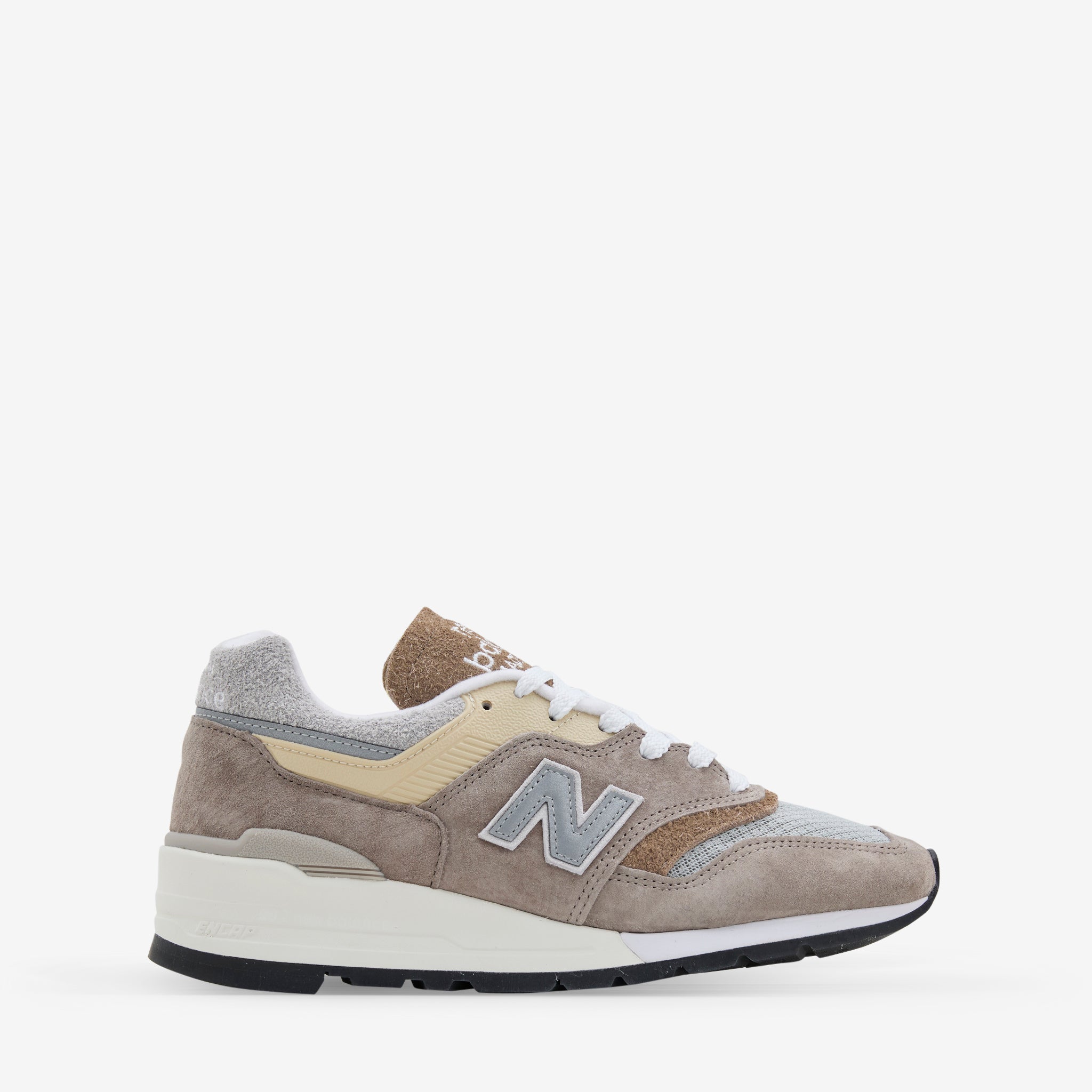 Authentic Made in USA 997 Light Mushroom Sneakers in Mirage Grey - Perfect for Casual Wear, Running & Street Style
