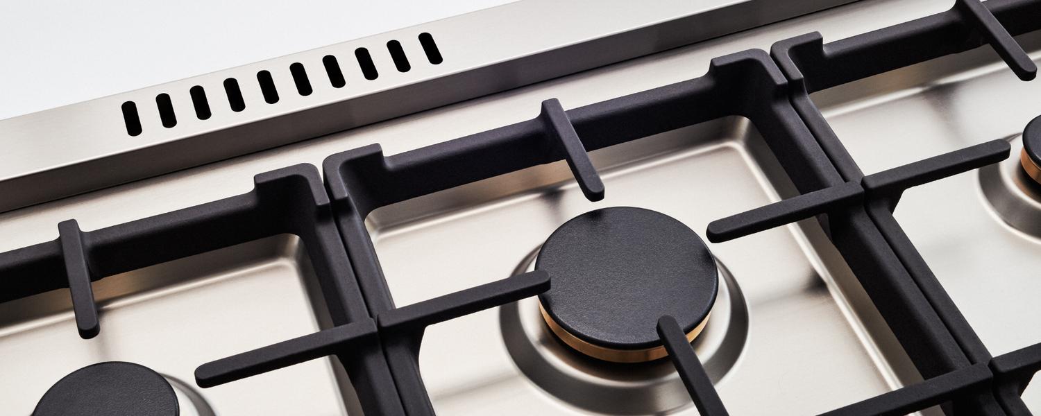 Bertazzoni PRO366BCFGMXT 36-Inch Professional Gas Range - 6 Brass Burners & Cast Iron Griddle - Stainless Steel - Perfect for Home Chefs & Commercial Kitchens