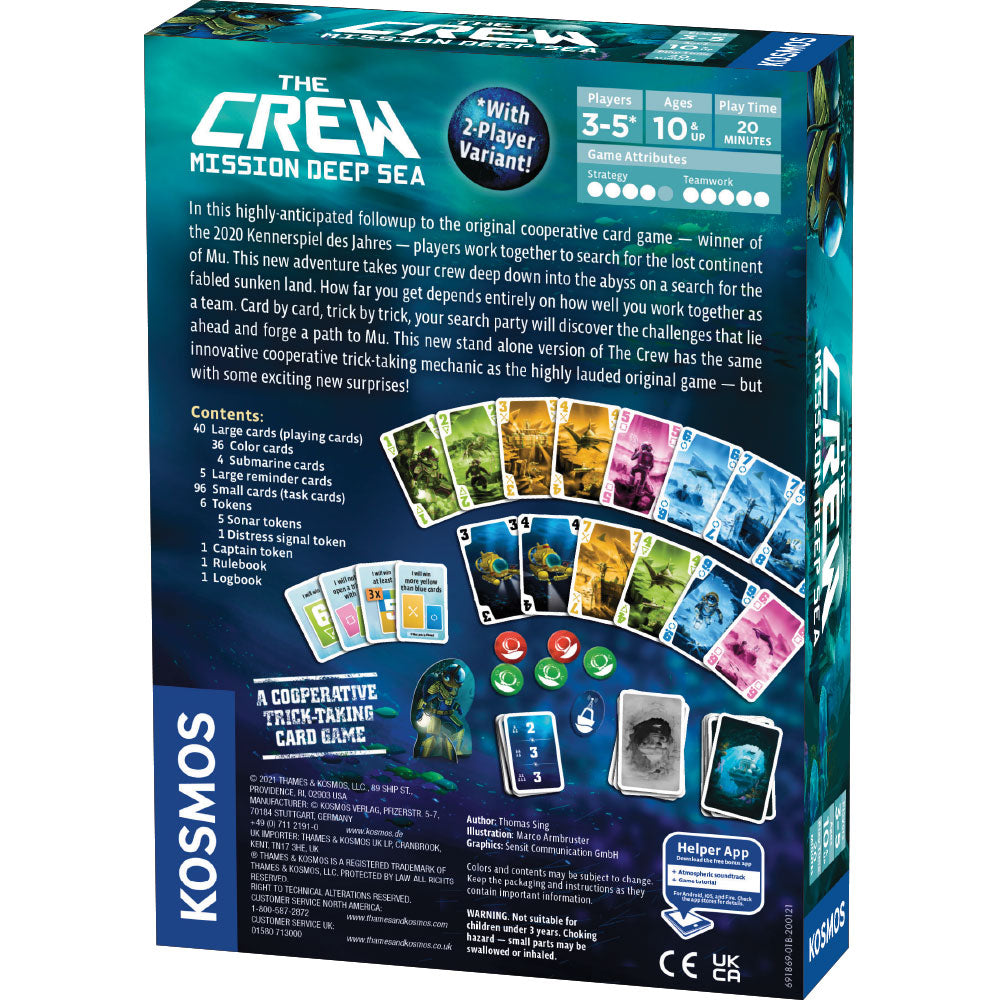 The Crew: Mission Deep Sea - Cooperative Card Game for Family & Friends | Perfect for Game Nights & Team Building Activities