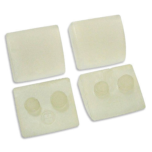 Hayward Pod Shoes for Pool Vac Ultra & XL - 4 Pack (AXV414P) - Durable Feet Clear for Concrete - Compatible with Navigator Pool Cleaner - Perfect for Pool Maintenance & Cleaning Accessories