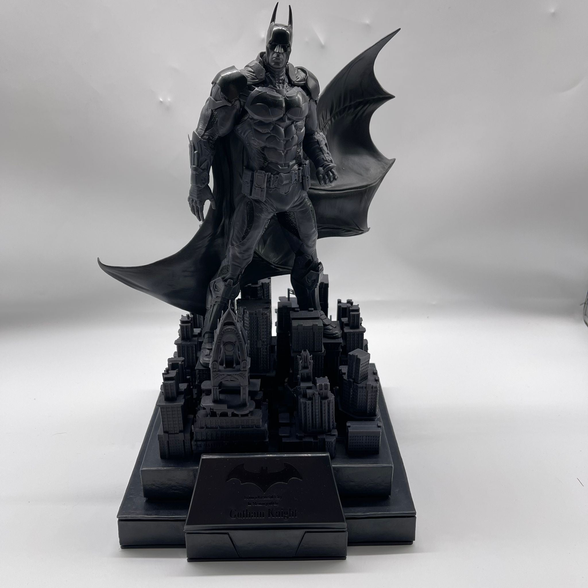 Batman Arkham Knight Collector's Edition Gotham City Figure with LED Light - Perfect for DC Comics Fans, Gaming Collectibles & Home Decor Display