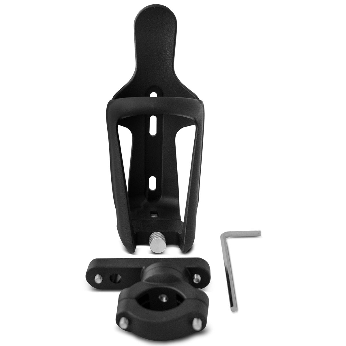 Progear Adjustable Bike Water Bottle Holder - Handlebar & Frame Mountable Cycling Accessory for Road Bikes & Mountain Bikes - Perfect for Commuting, Training & Outdoor Adventures