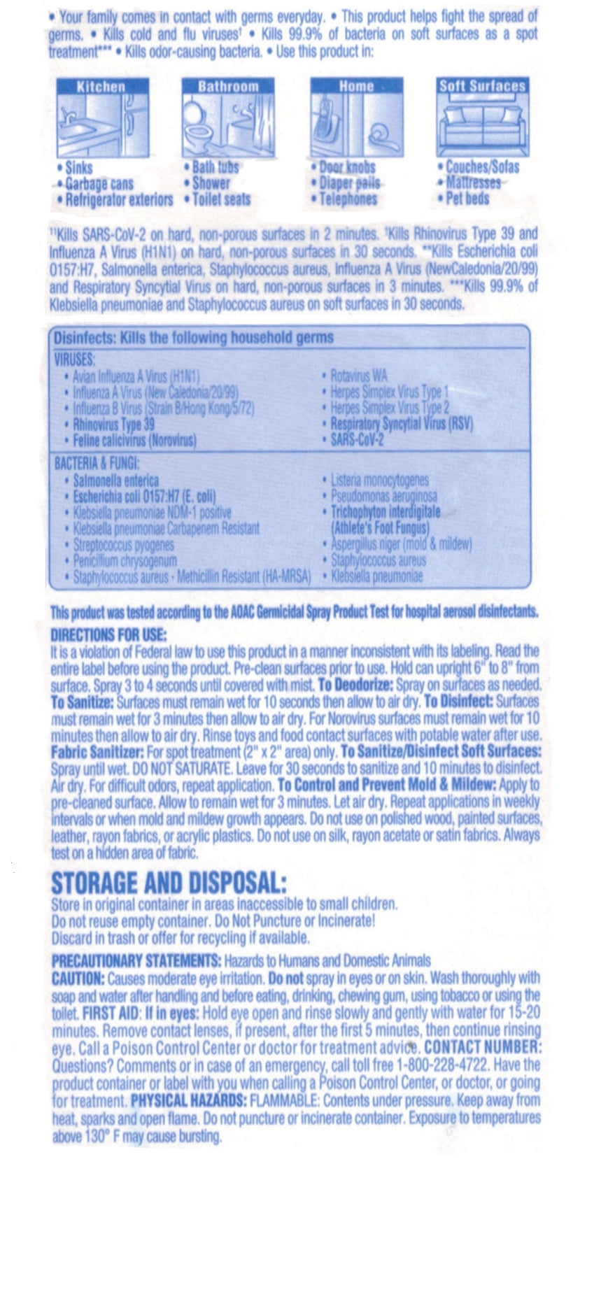 Lysol To Go Hand Sanitizer Spray - 1 oz Travel Size for On-the-Go Disinfection | Perfect for Purse, Car & Office Use