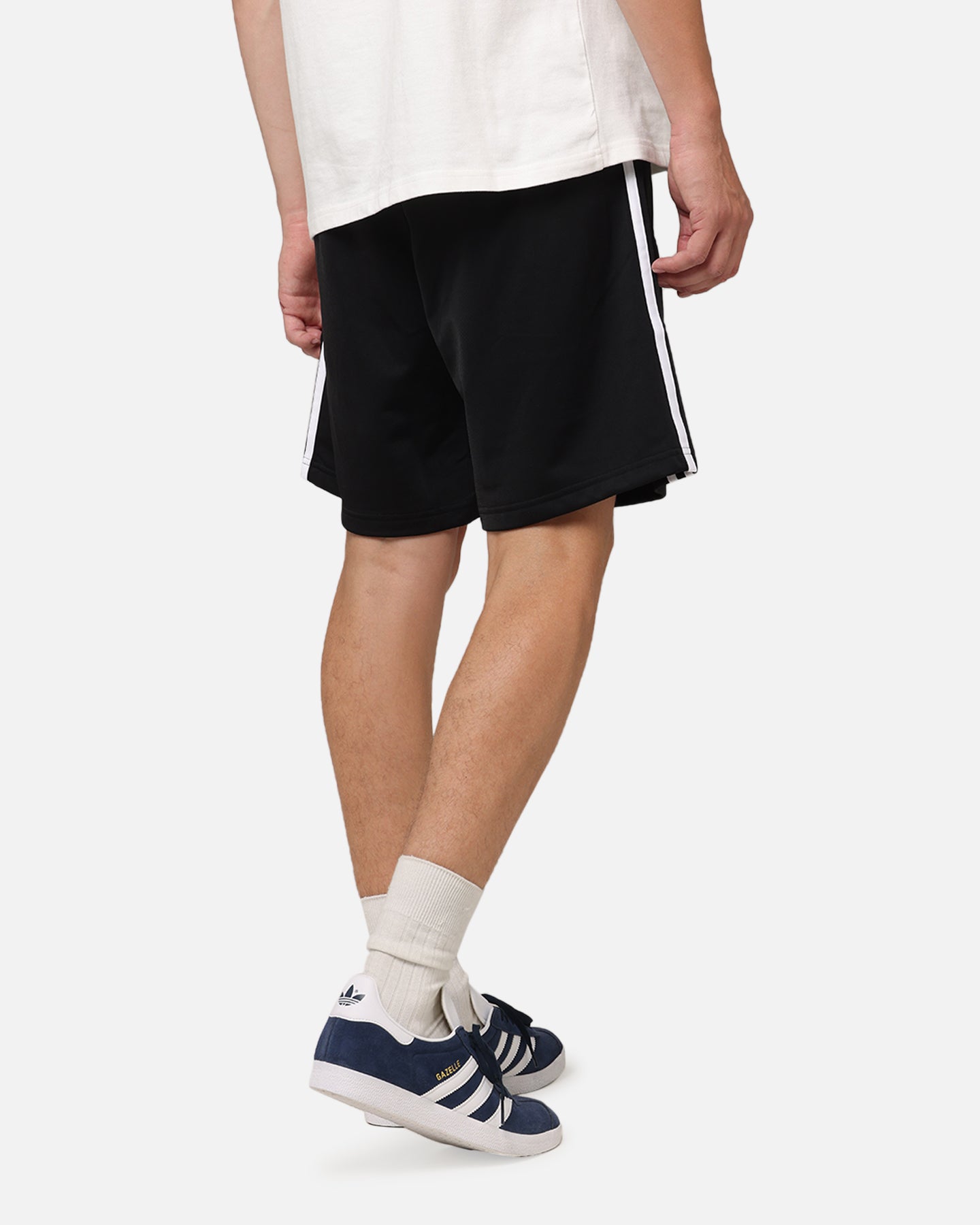 Adidas Firebird Track Shorts for Men & Women - Black & White Athletic Running Shorts | Gym, Workout, and Casual Wear