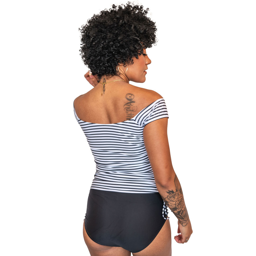 Bardot Women's Long Tankini Top - Stylish Swimwear for Pool, Beach & Vacation | High-Quality Bathing Suit for Summer & Swim Season