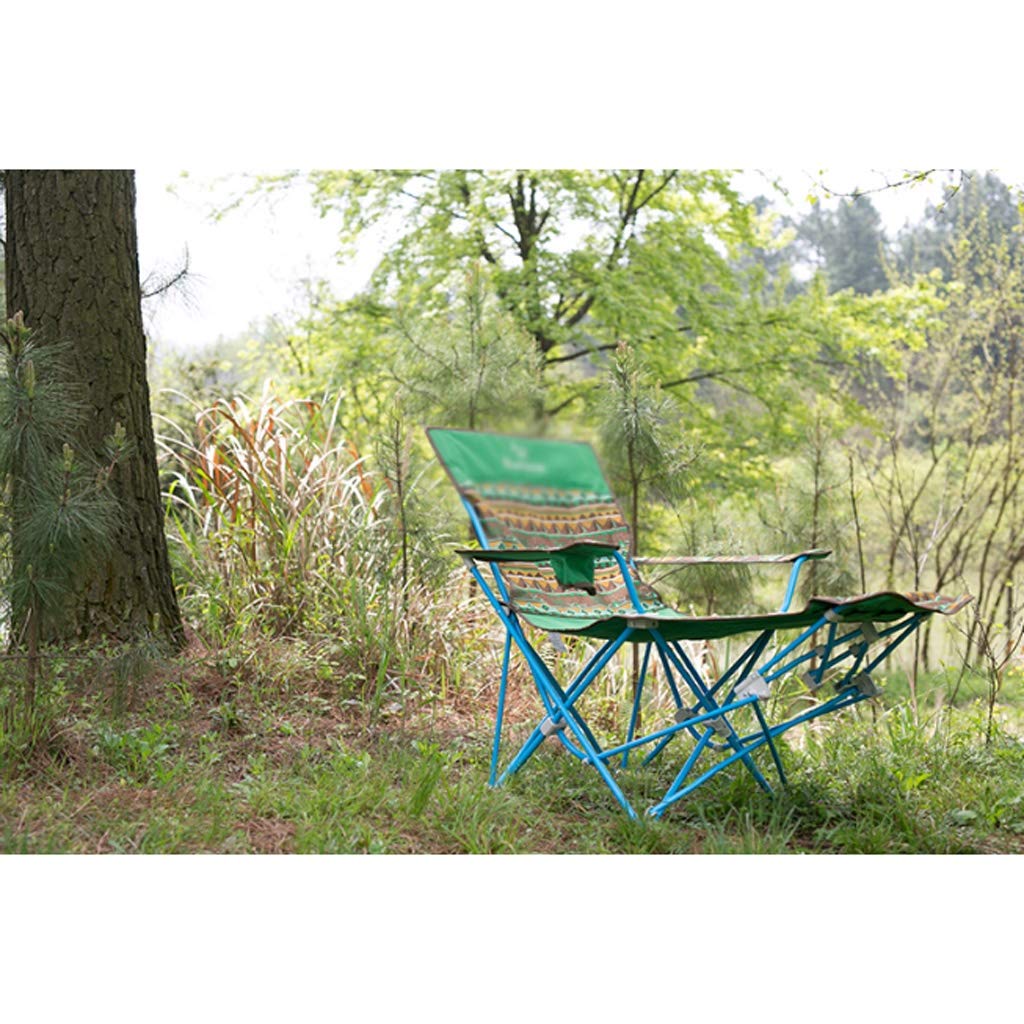 Ultralight Portable Folding Chair for Outdoor Camping, Beach, Picnic & Fishing - Heavy Duty High Load Capacity Travel Chair with Superhard Frame (Green) - Perfect for Backpacking, Tailgating and Outdoor Adventures