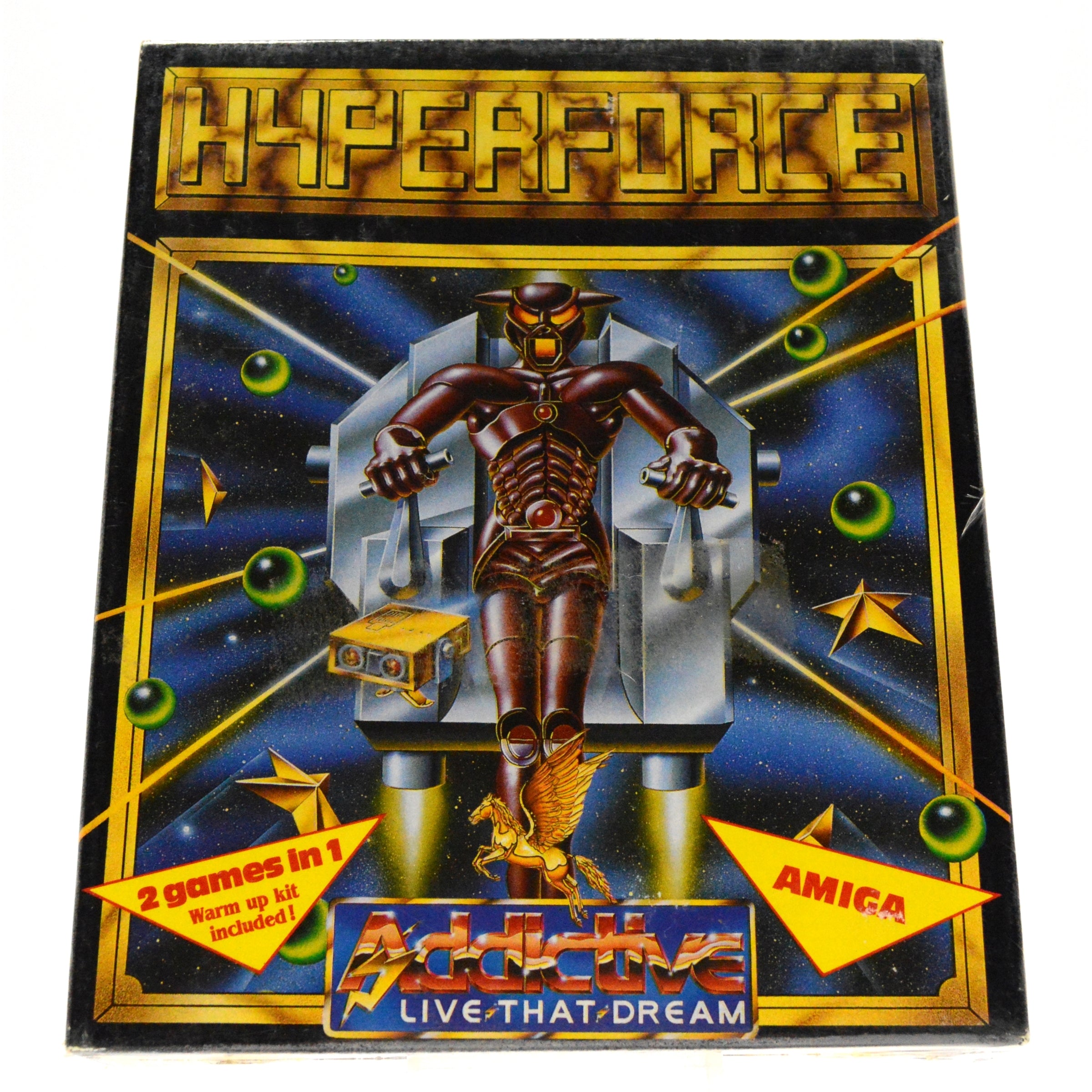 Brand New AMIGA HYPERFORCE Factory Sealed Retro Computer Game - Addictive 1989 Classic for Amiga 500/1000/2000 - Perfect for Vintage Gaming Collectors & Retro PC Enthusiasts