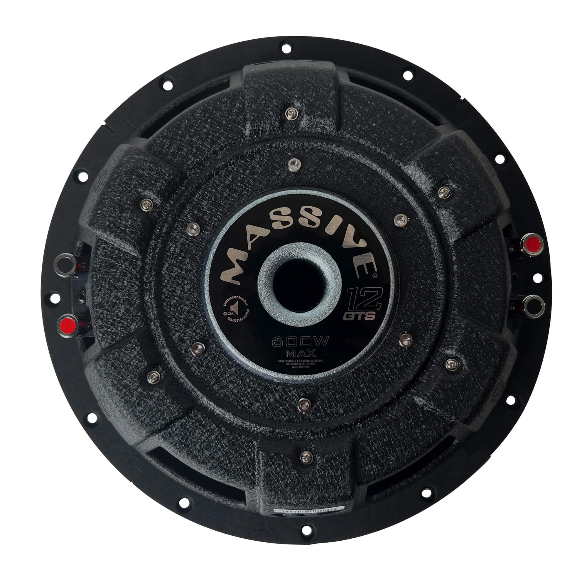GTS12 12-Inch 300 Watts RMS Dual 4 Ohm Car Subwoofer - Powerful Bass for Car Audio & Home Theater Systems