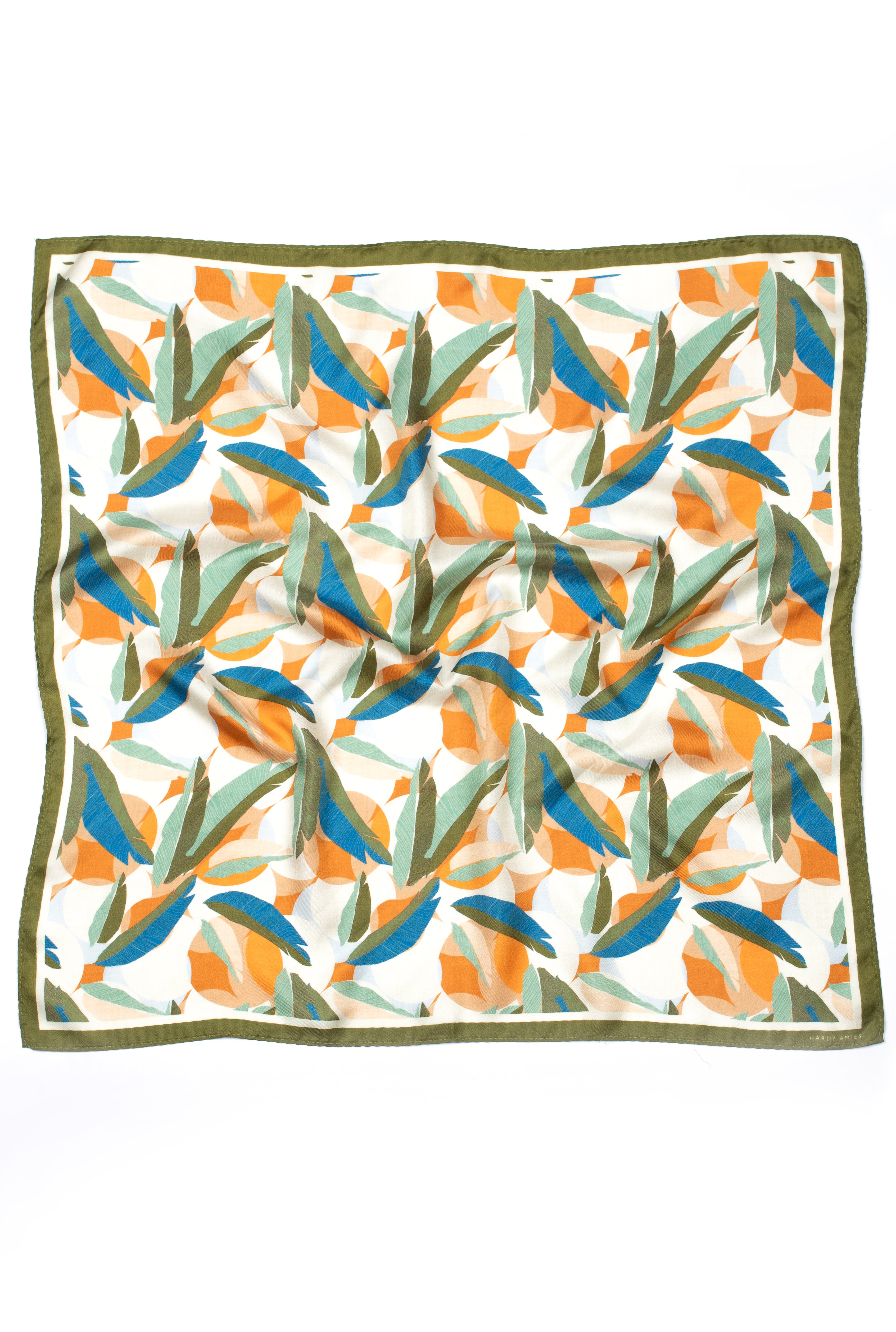 Stylish Tropical Silk Bandana for Women & Men - Soft Breathable Fashion Scarf for Summer, Beach, Outdoor Activities & Hair Accessory