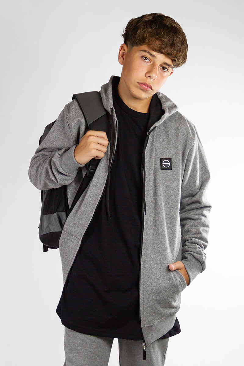 Ocn College Melange Medium Gray Jacket - Stylish & Comfortable Outerwear for Men & Women | Perfect for Casual Wear, Outdoor Activities & College Campuses