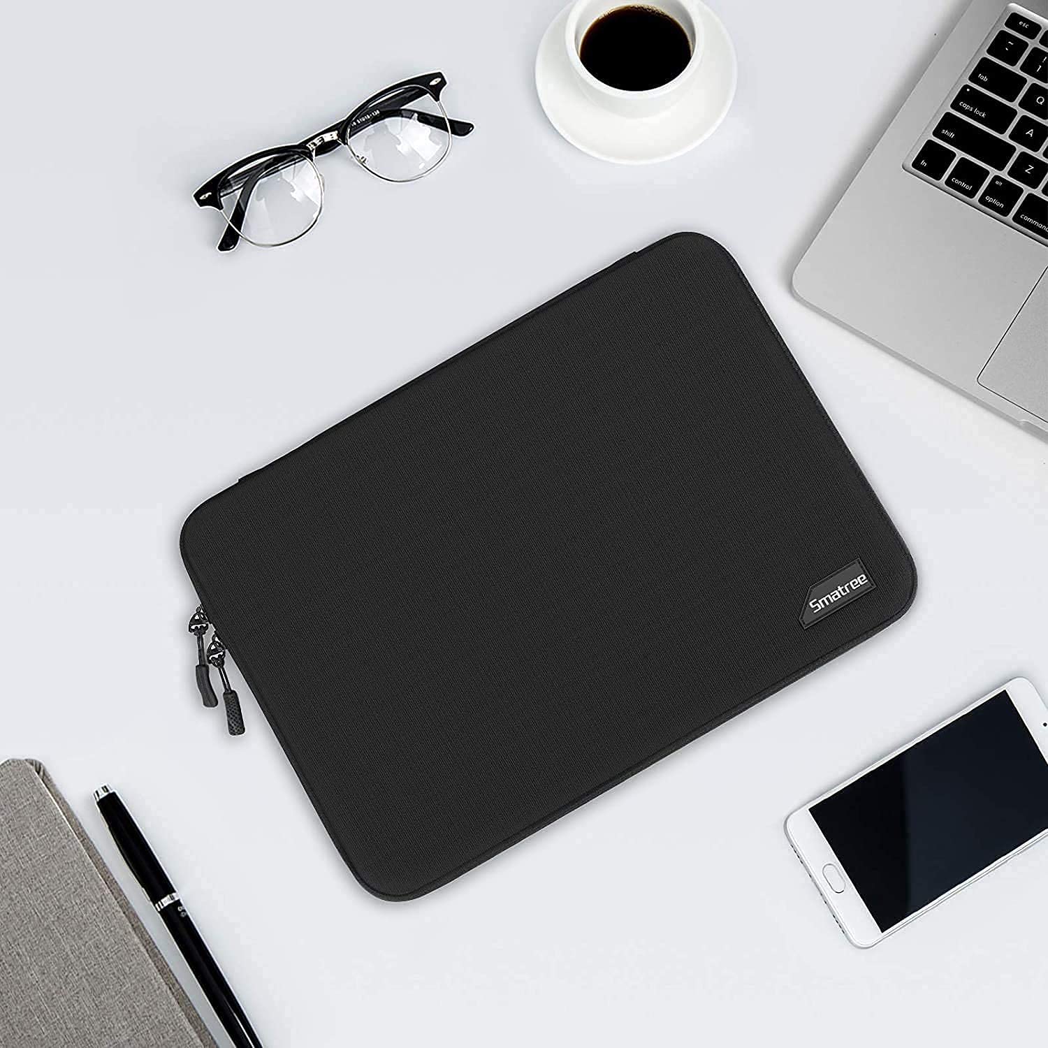 Smatree 14-15.6 Inch Laptop Shoulder Briefcase Bag for MacBook Pro 16 Inch | Hard Shell Protective Sleeve Case Compatible with 2019 2018 MacBook Pro 15.4 Inch | Perfect for Business Travel, Work Commute & College Use