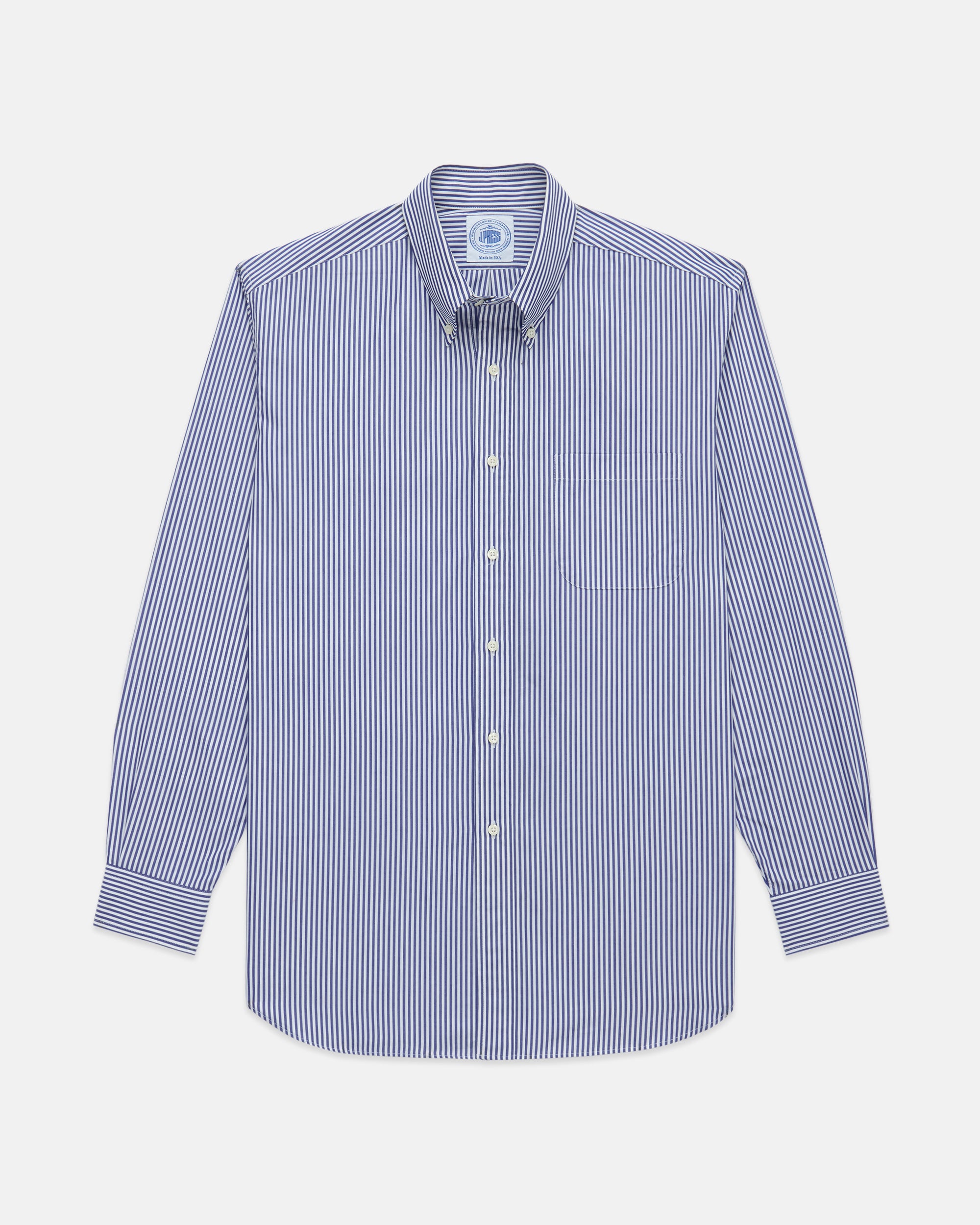 BENGAL STRIPE BUTTON DOWN DRESS SHIRT for Men | Premium Cotton Formal Business Shirt | Office Wear & Special Occasions